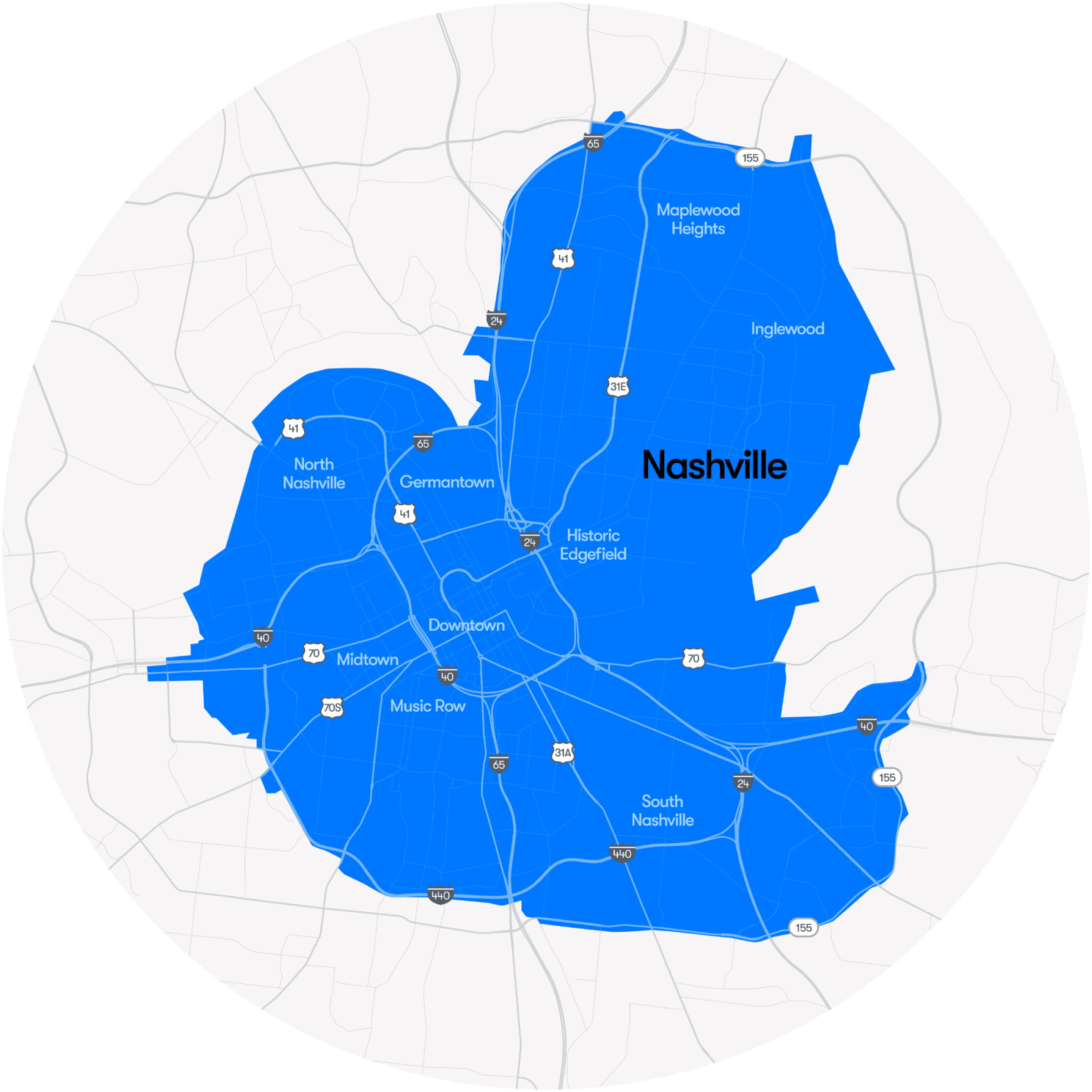 سيارة وايمو في مدينة ناشفيل