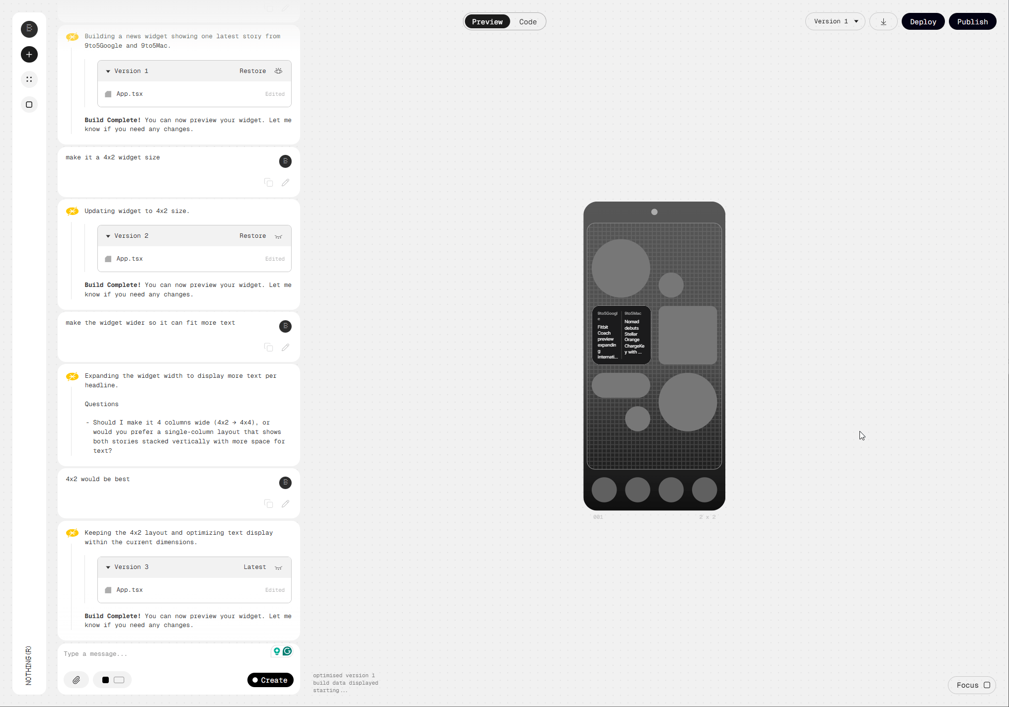 Photo inspiration: Nothing Computational Ambient App Minimalist Fabulous Reference: Hands On Nothing Essential Apps Let You Vibe Code Widgets