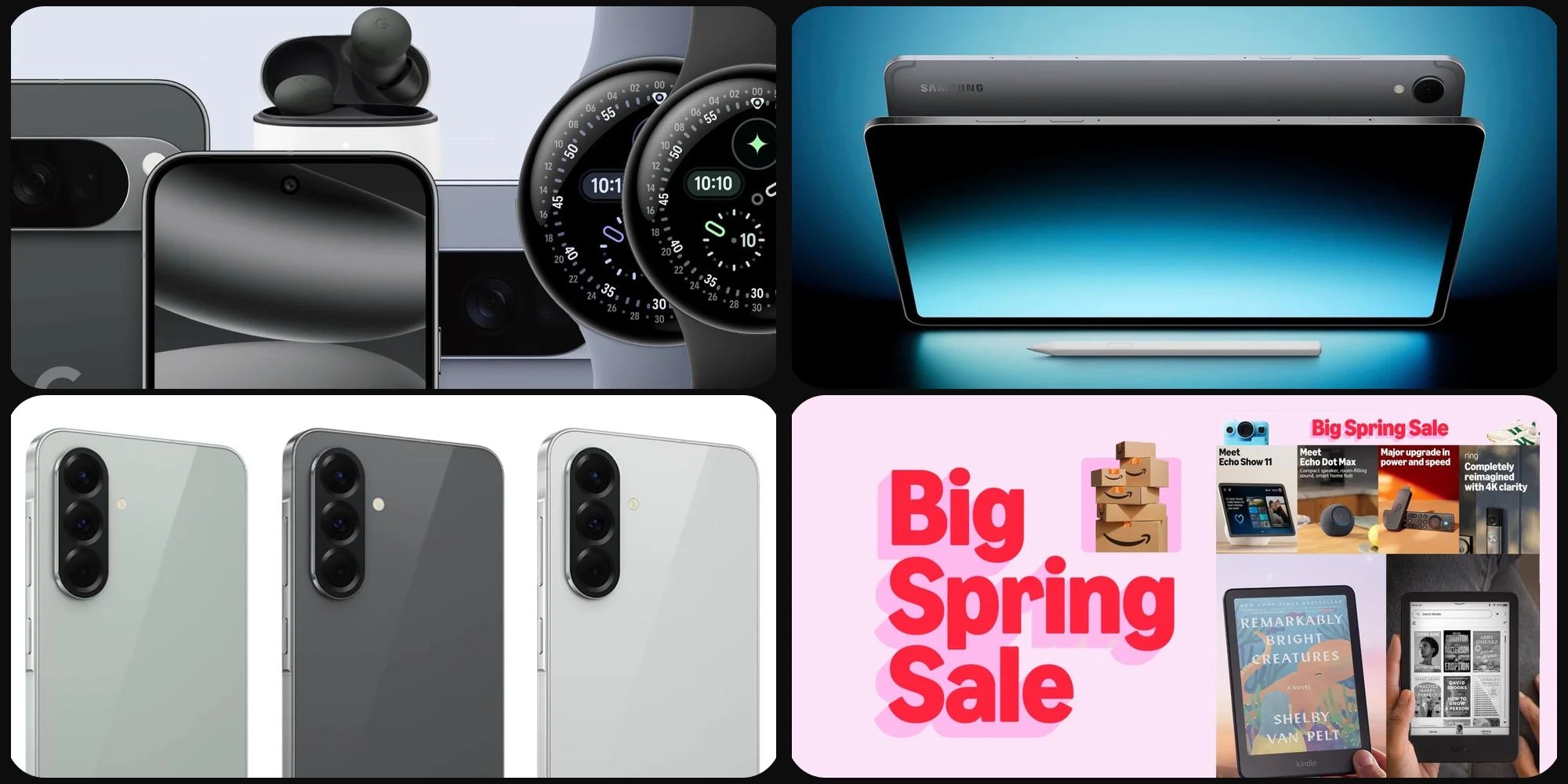 Скидки – День 1 Big Spring Sale: Pixel 10/Pro со скидкой 300 долларов, Galaxy Tabs от 170 долларов, Galaxy Phones от 180 долларов, распродажа Anker, Echo и многое другое