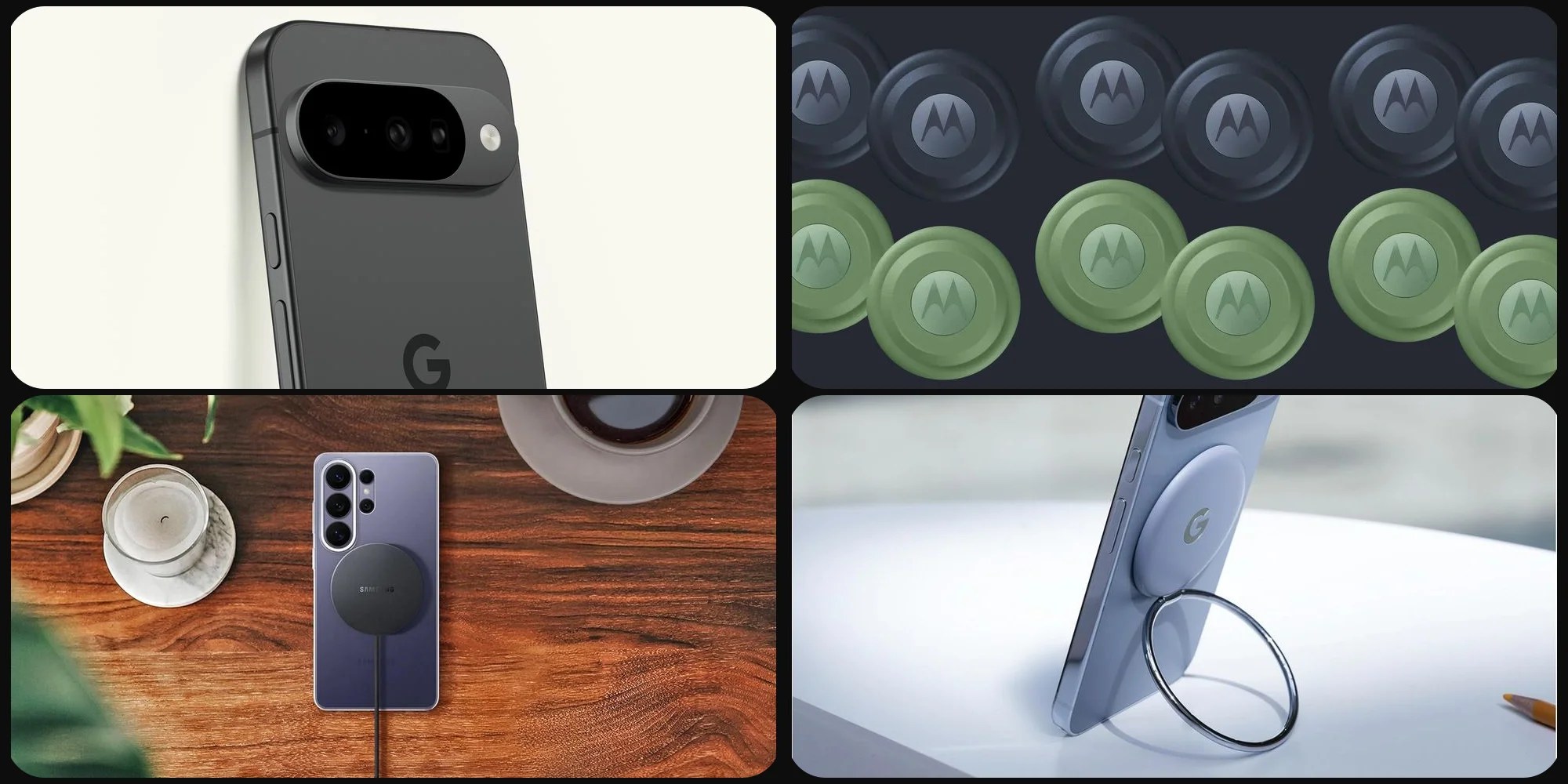 9to5google.com - Justin Kahn - Deals: Galaxy Magnet Wireless Charger $35, Google Pixel 10 $200 off, Pixelsnap Ring Stand, Moto Tag from $15 each, more