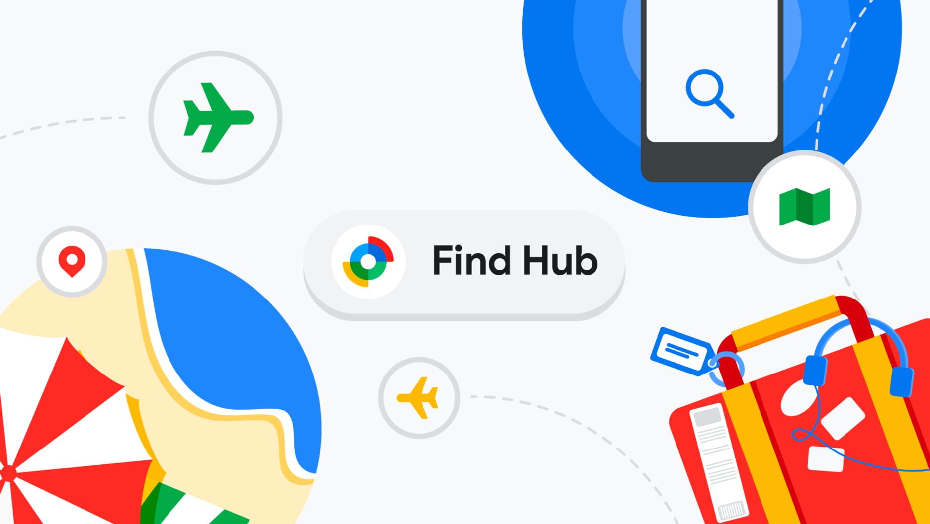 Find My Device интегрируется с Google Сообщениями, позволяет делиться информацией о потерянном багаже с авиакомпаниями