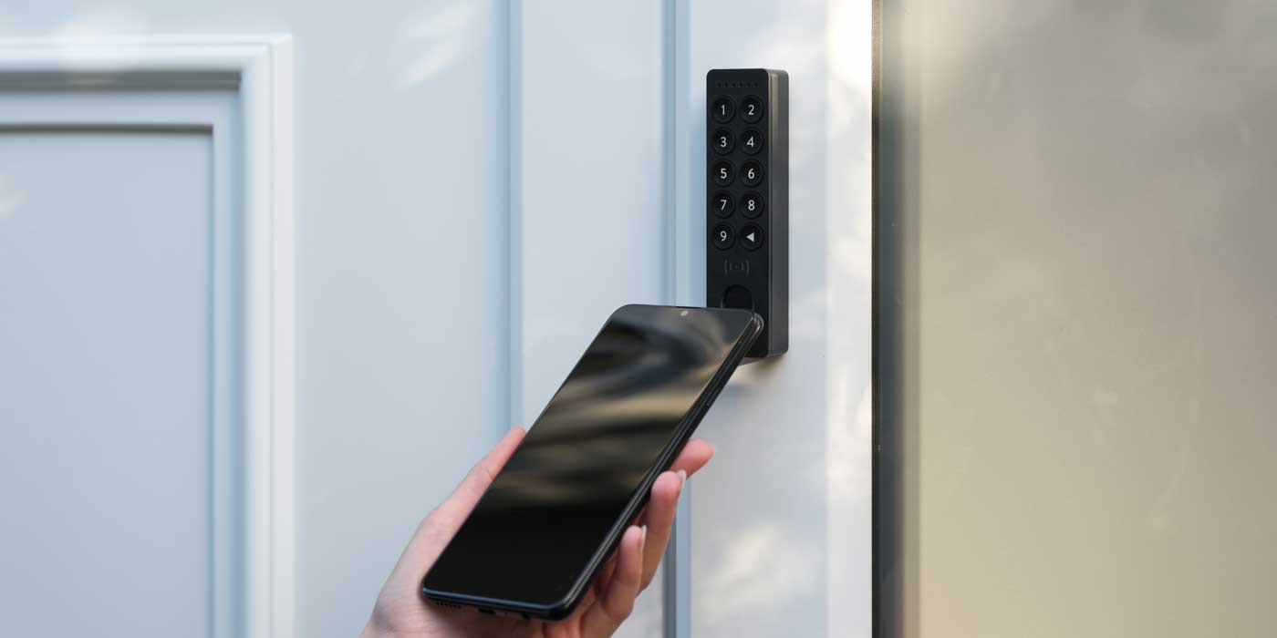 This Keypad + Smart Lock combo has tap-to-unlock, but Samsung beat Google to supporting it