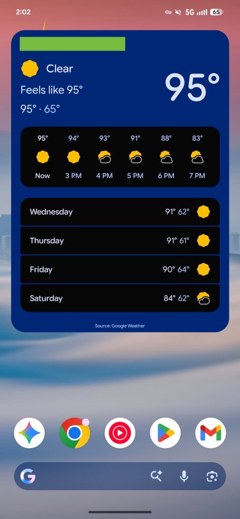 Pixel Weather tweaks widget, new icons come to Google Clock 8.6