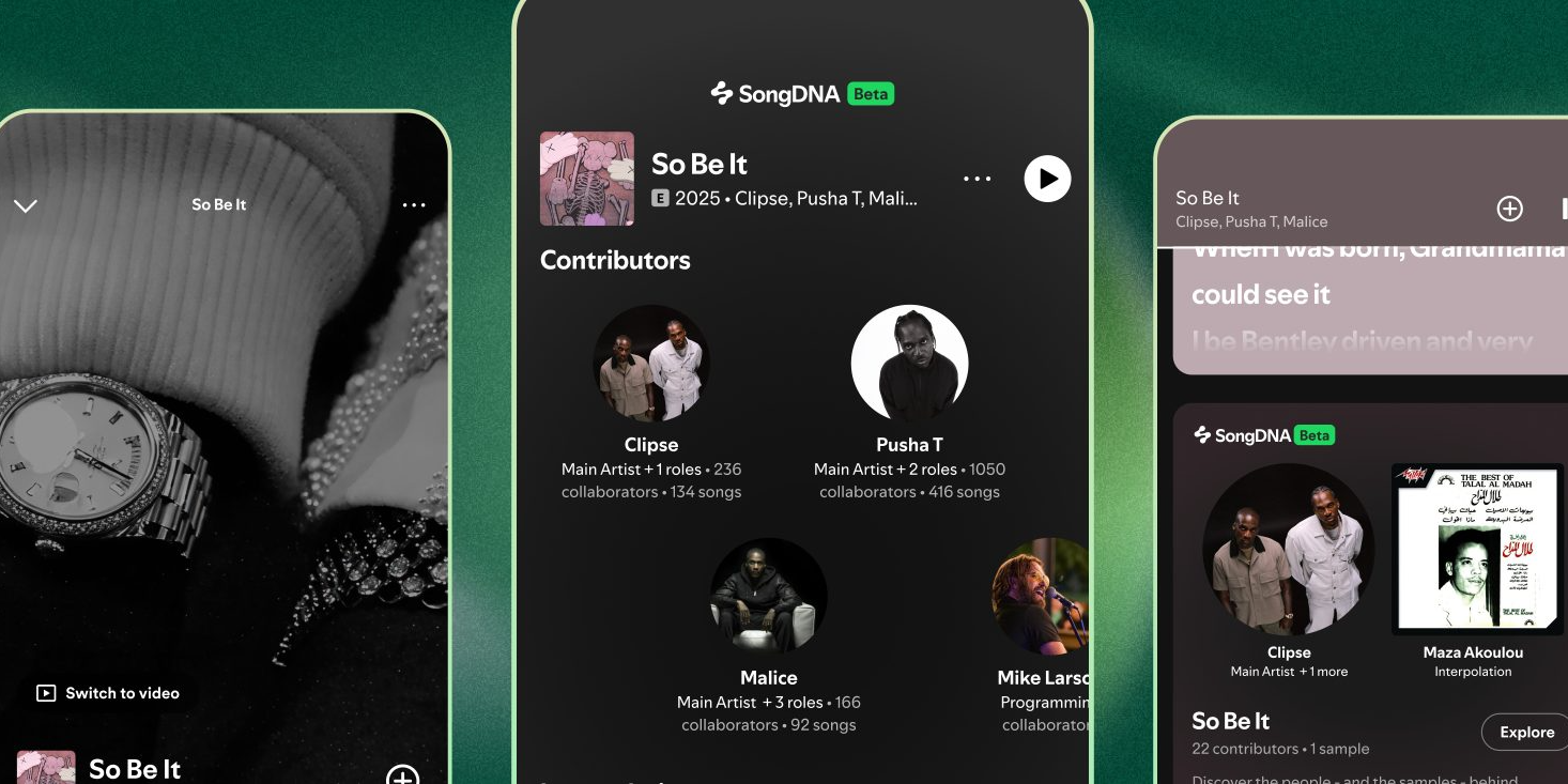 Spotify упрощает поиск семплов в любимых песнях
