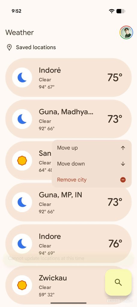 Google is giving Pixel Weather's icons a contrast-heavy makeover