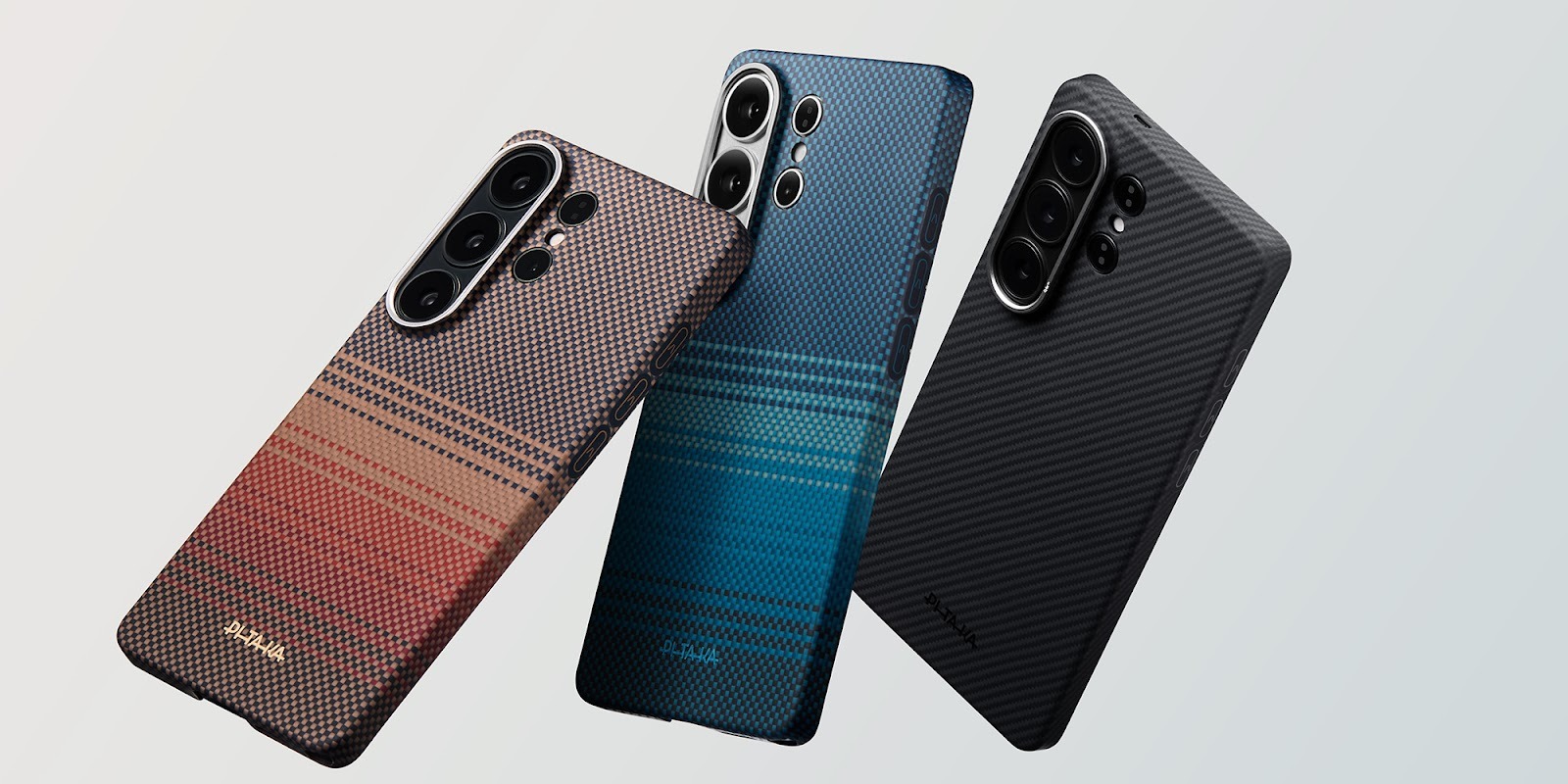 Three Pitaka Edge phones for the Galaxy S26 Ultra