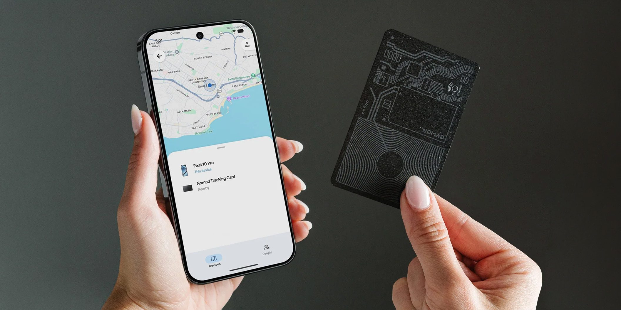 Первый трекер Nomad Find Hub для Android — самый тонкий и легкий, стоит $29