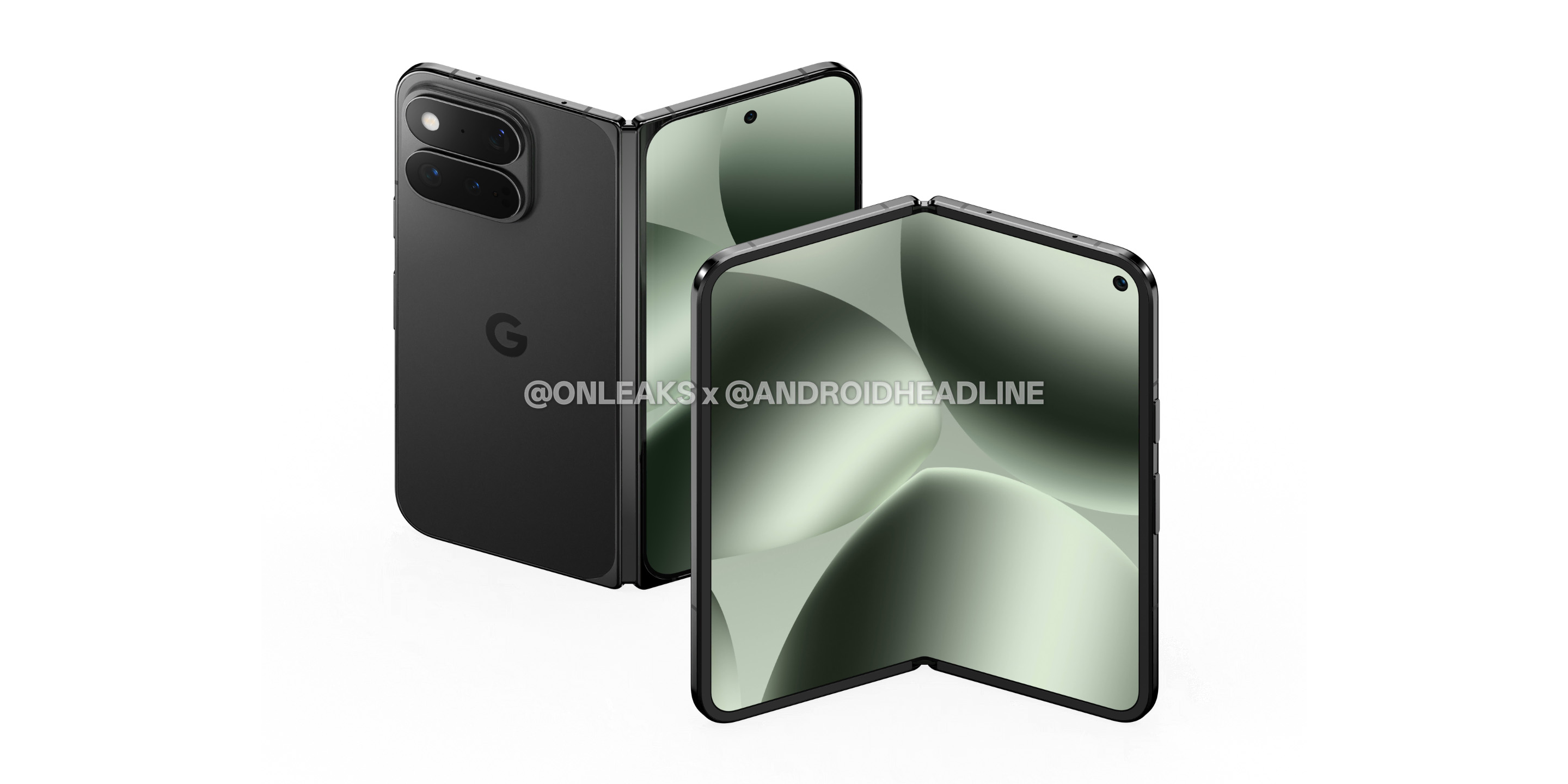 Google Pixel 11 Pro Fold CAD render leak from OnLeaks