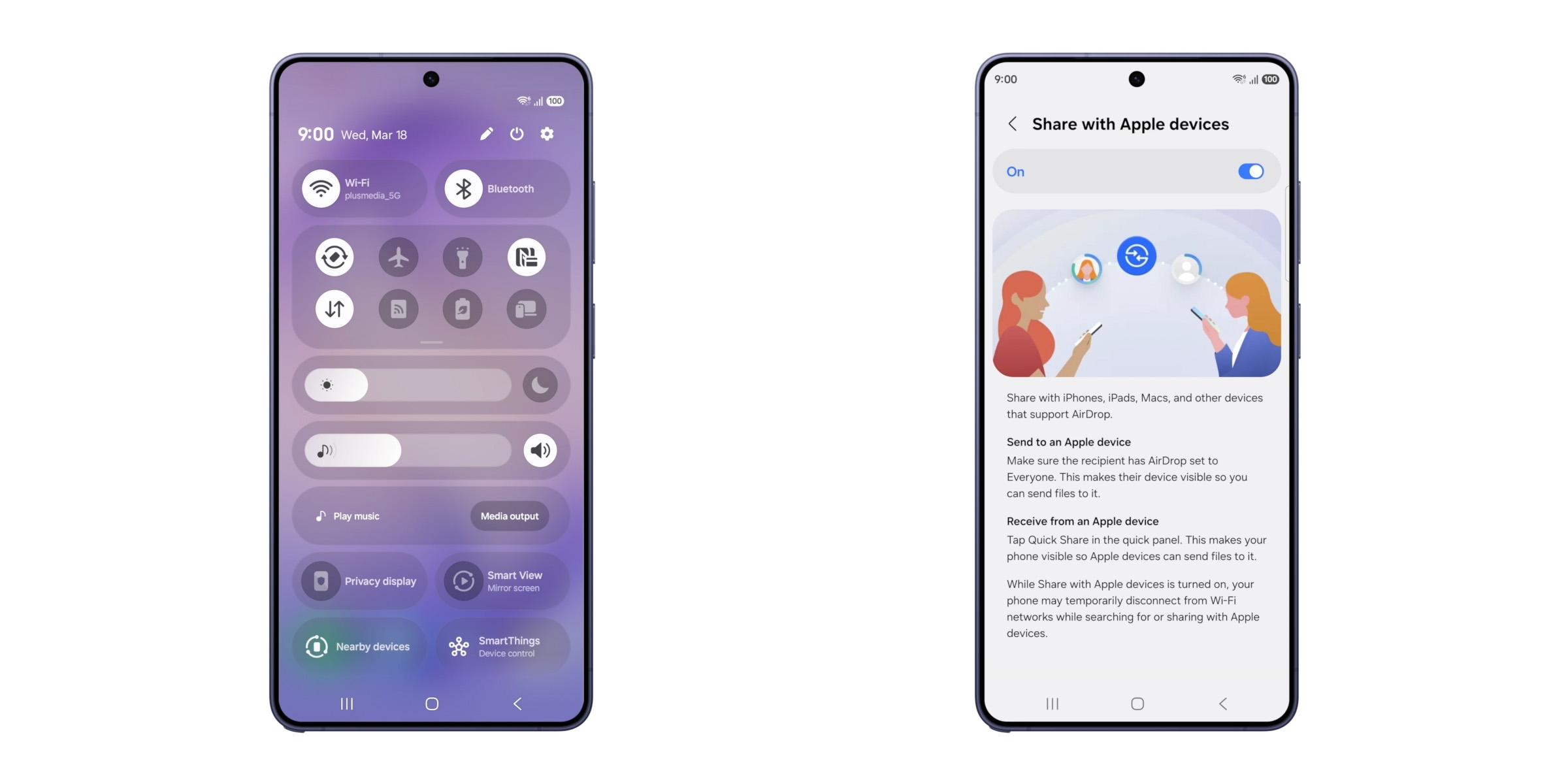 photo of Samsung rolling out AirDrop over Quick Share on Galaxy S26, more devices coming image