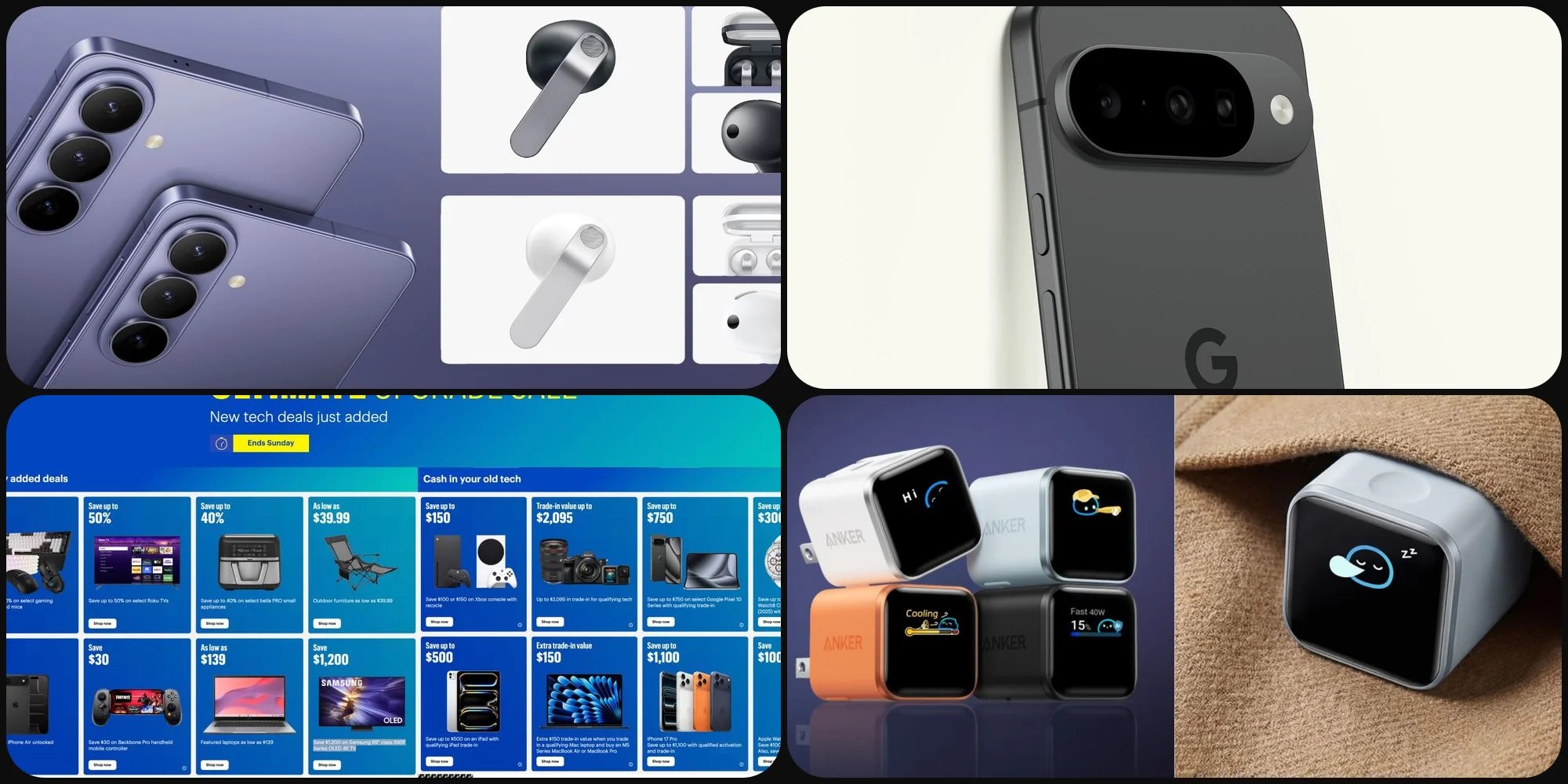 Акции: Galaxy S26 Ultra + Buds 4 Pro со скидкой $325, Pixel 10 до $354, подставка-кольцо Pixelsnap, зарядные устройства Anker и другое