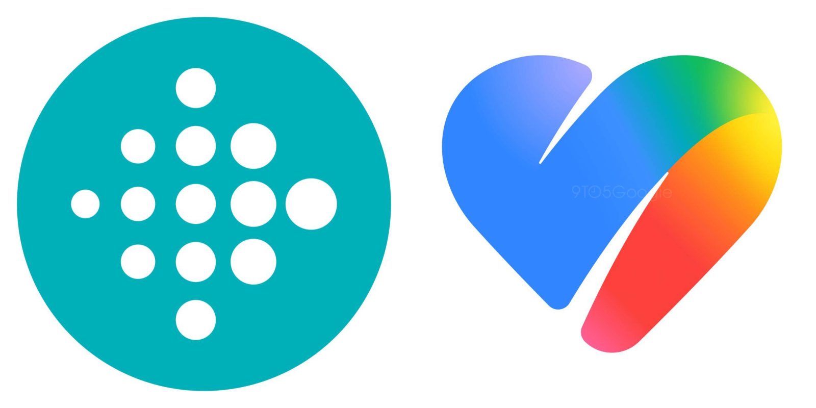 This is the Google Health logo that might replace the Fitbit app