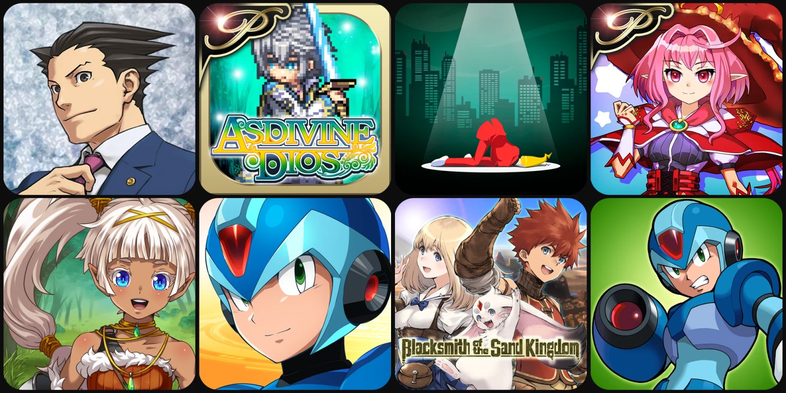 A group of cartoon characters