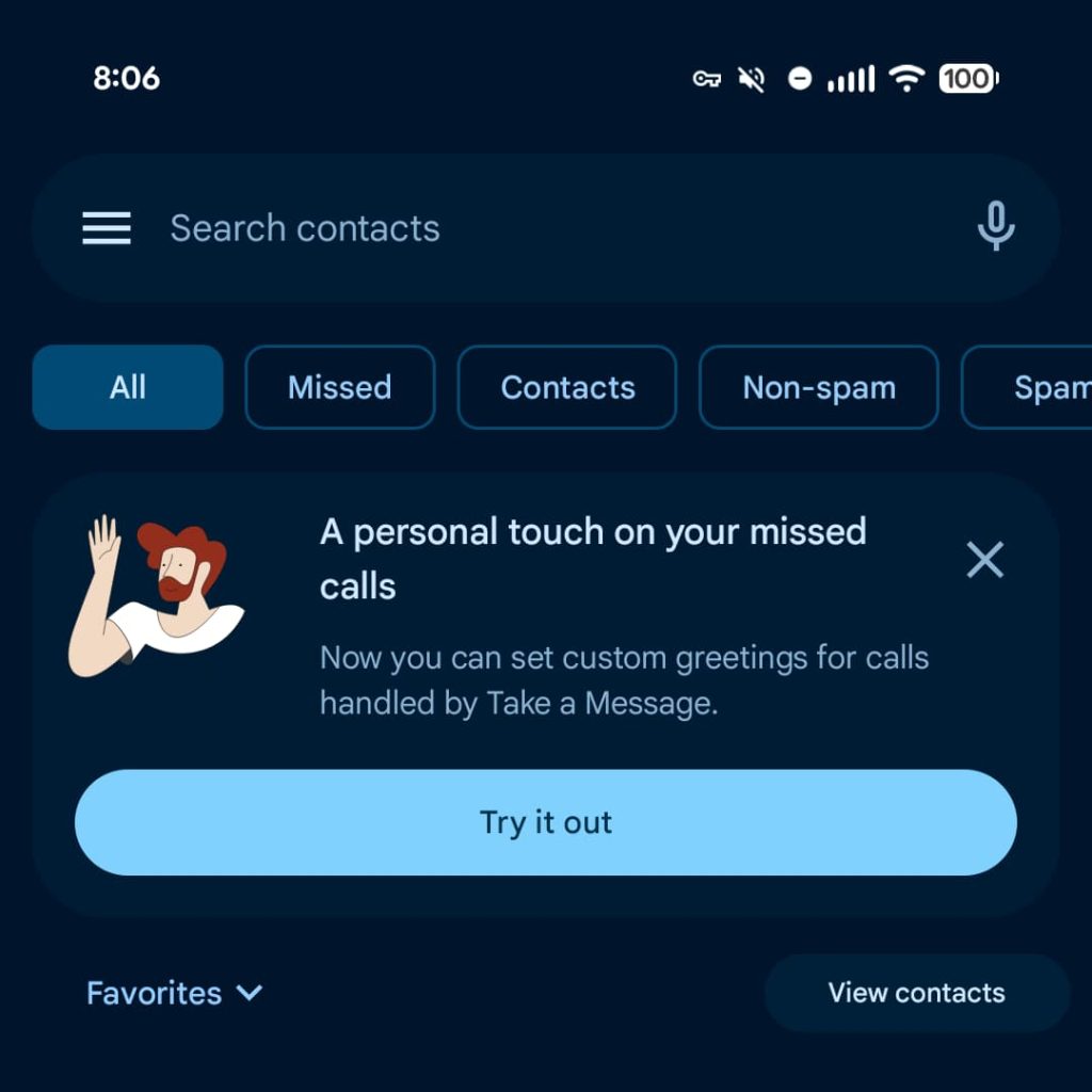 Pixel Phone app rolling out custom Take a Message greetings
