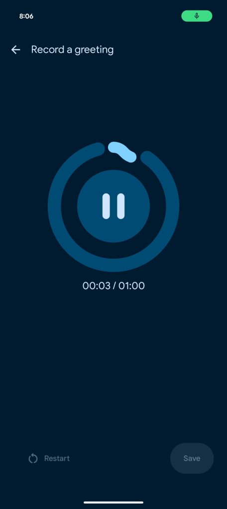 Pixel Phone app rolling out custom Take a Message greetings