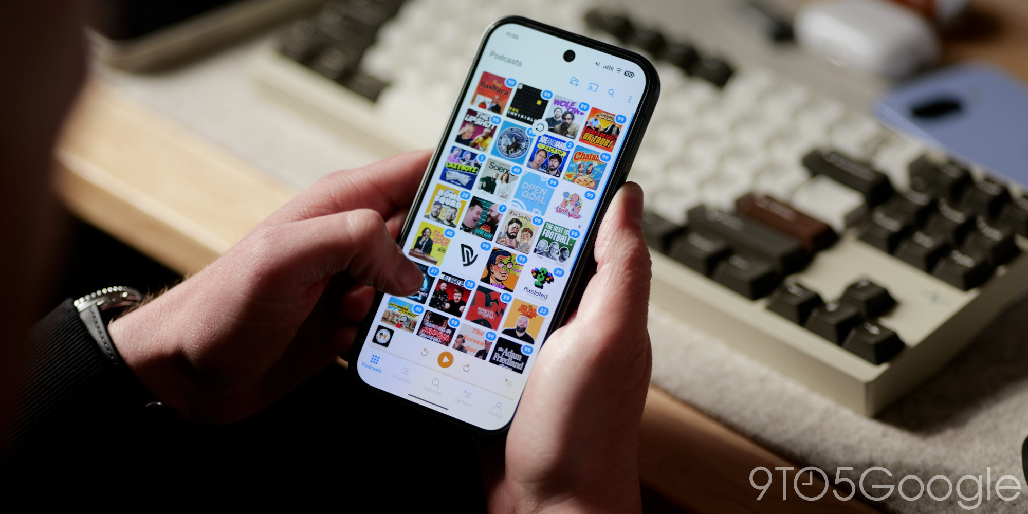 9to5google.com - Damien Wilde - Pocket Casts can now prevent auto-downloads if you're low on space