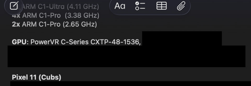 Pixel On Gpu Tensor G6 reportedly gets new ARM CPUs, old GPU for Pixel 11