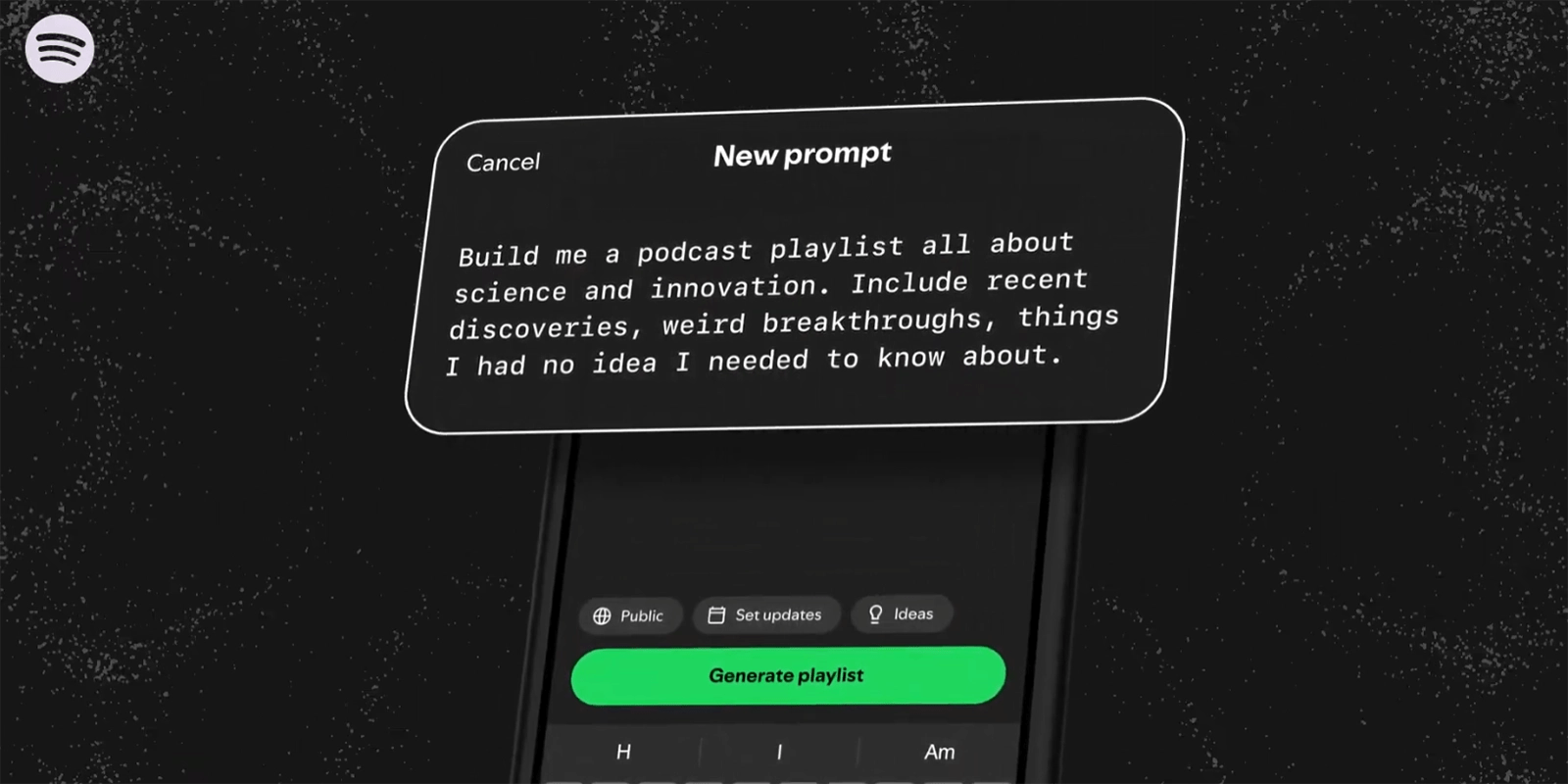 Spotify’s AI-powered playlists can now help you find podcasts too