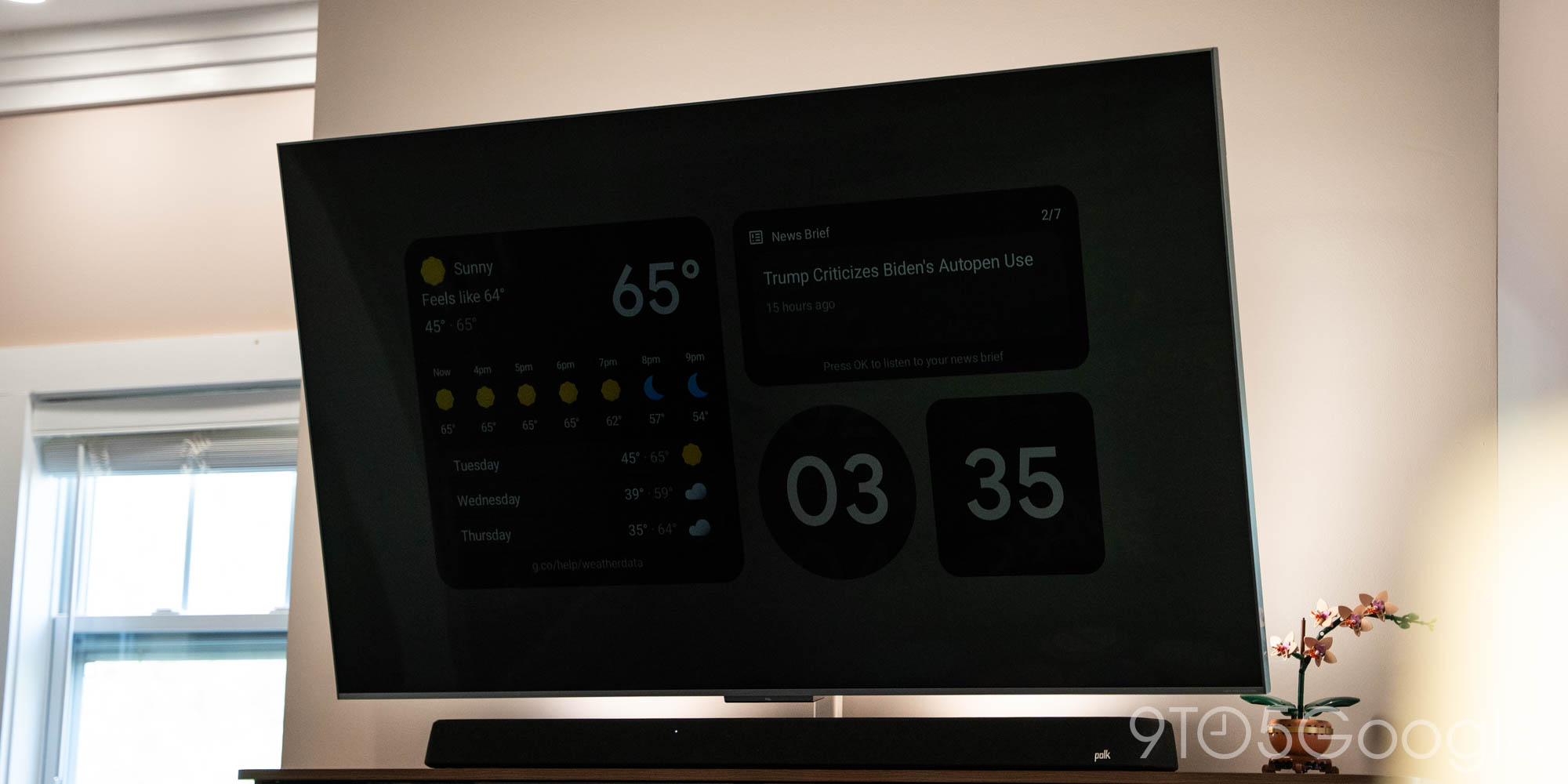 TCL QM9K Google TV turns on when I walk in the room [Gallery]
