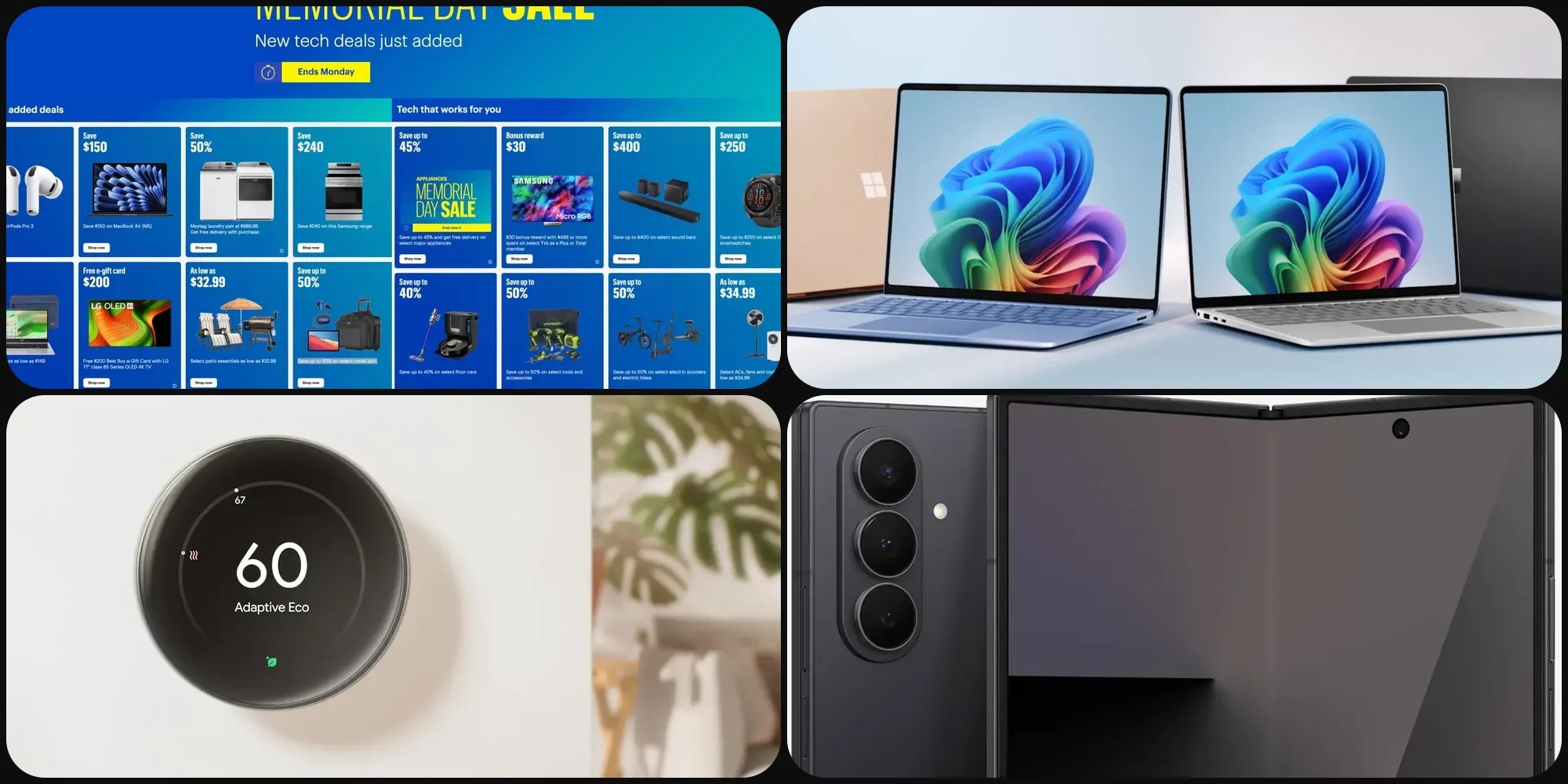 Скидки: Обновленная распродажа Best Buy в честь Дня поминовения, скидки от $800 на Galaxy Fold 7, от $500 на Surface Laptop 7 и многое другое