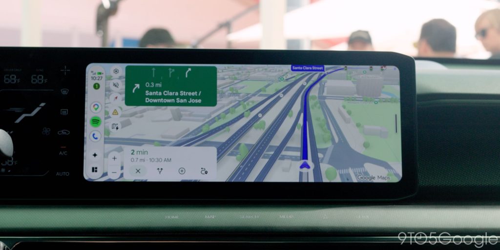 android auto with google maps immersive view