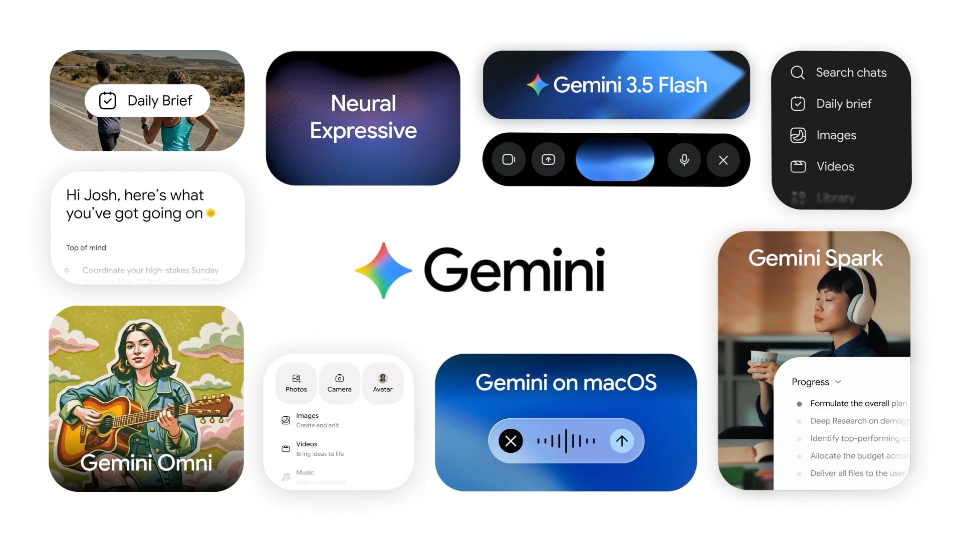 Приложение Gemini получило редизайн «Neural Expressive», Gemini 3.5 Flash, круглосуточного агента Spark и Daily Brief