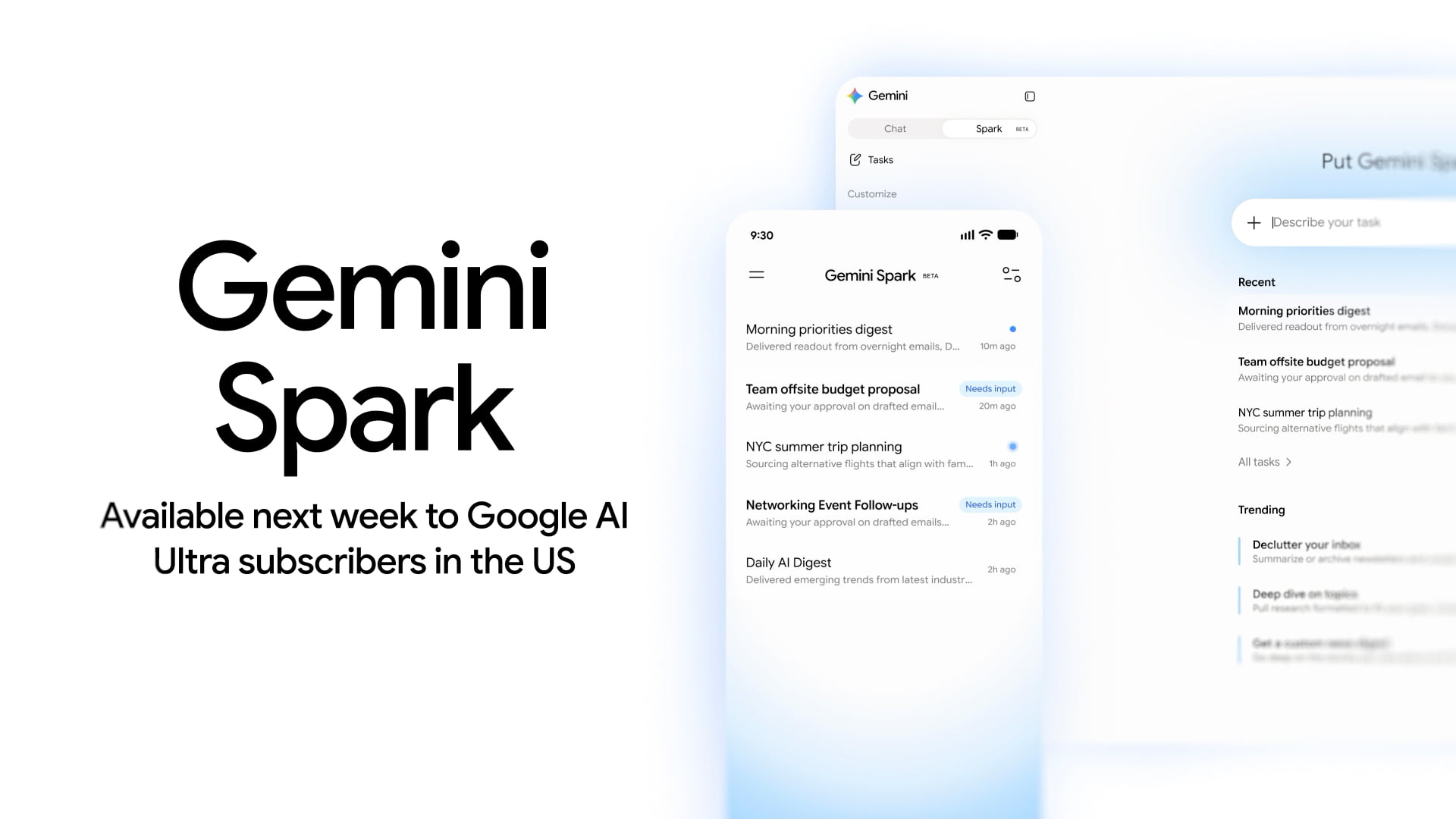 Gemini Spark rolls out to Google AI Ultra in the US: How it works