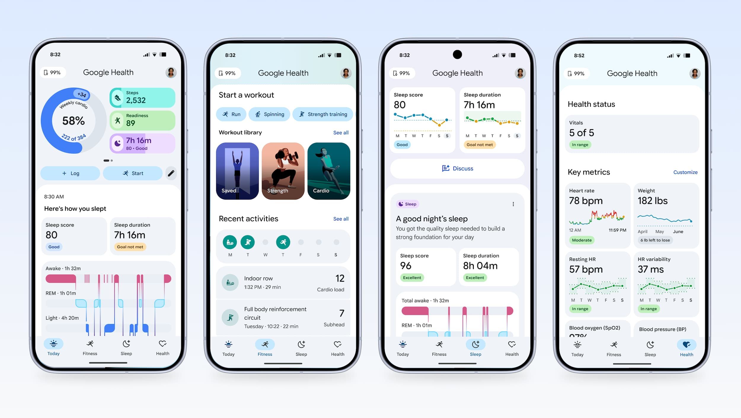 Google Health 5.0 выходит с новым виджетом статистики на Android 