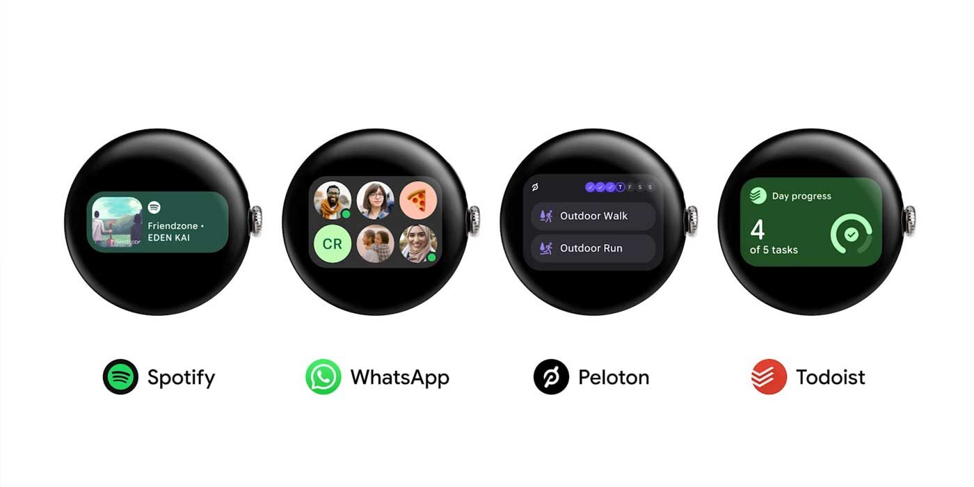 Google подробно рассказала о виджетах Wear OS, которые заменят «Плитки», и показала первые приложения с их поддержкой