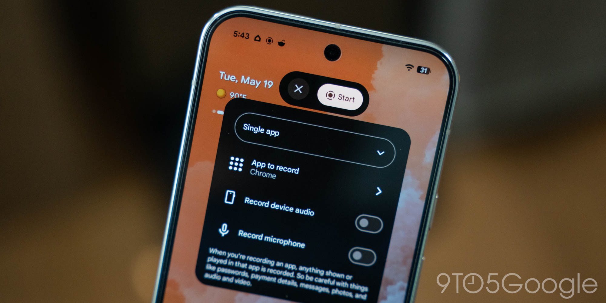 Android 17 QPR1 Beta 3: запись экрана по умолчанию теперь выбирает последнее использованное приложение