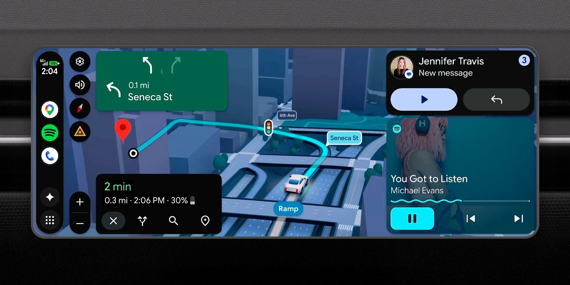Android Auto получит редизайн, который займет весь экран, добавит поддержку виджетов и многое другое