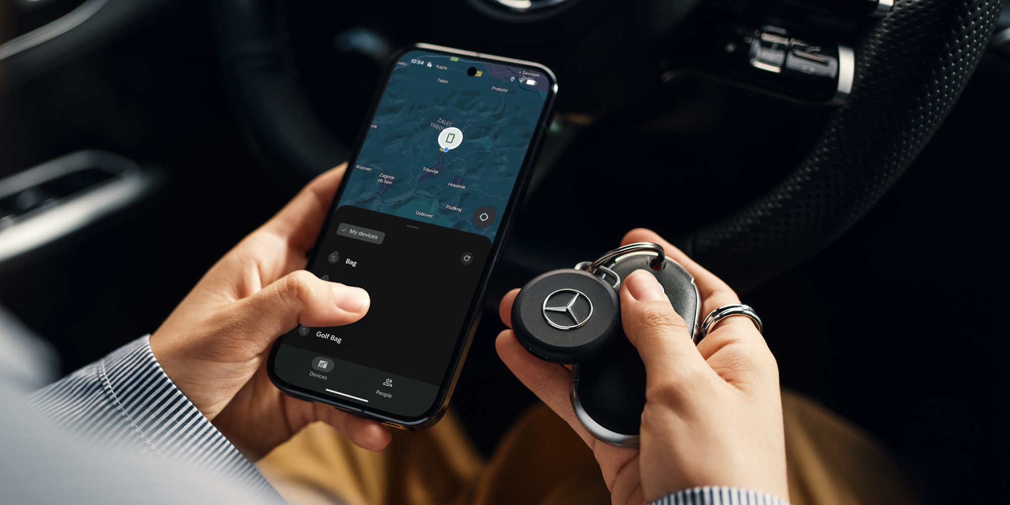 Mercedes-Benz выпустила трекер ключей с поддержкой Android Find Hub от Chipolo [Галерея]