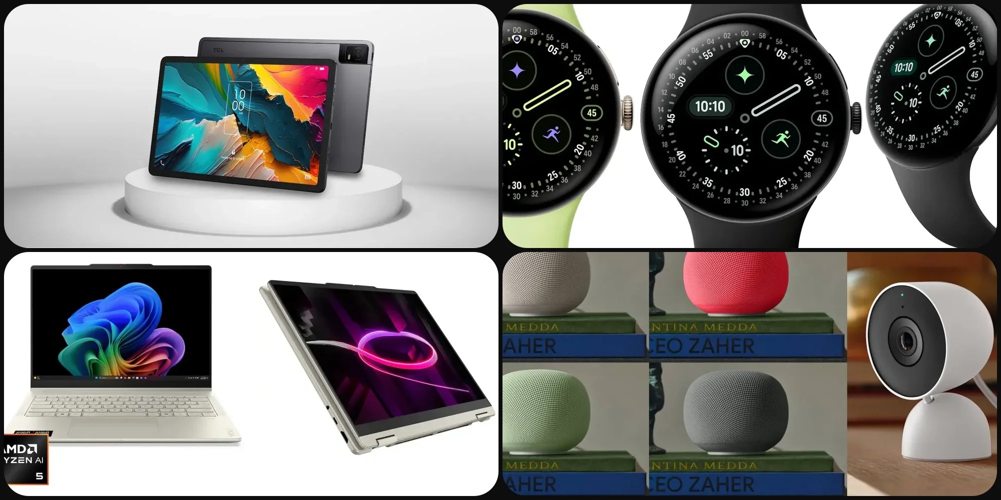 Скидки: планшеты TCL NXTPAPER на Android по минимальным ценам на Amazon, Google Pixel Watch 4, новый Lenovo Yoga 7a 2-in-1 со скидкой $400, Amazon Echo и многое другое