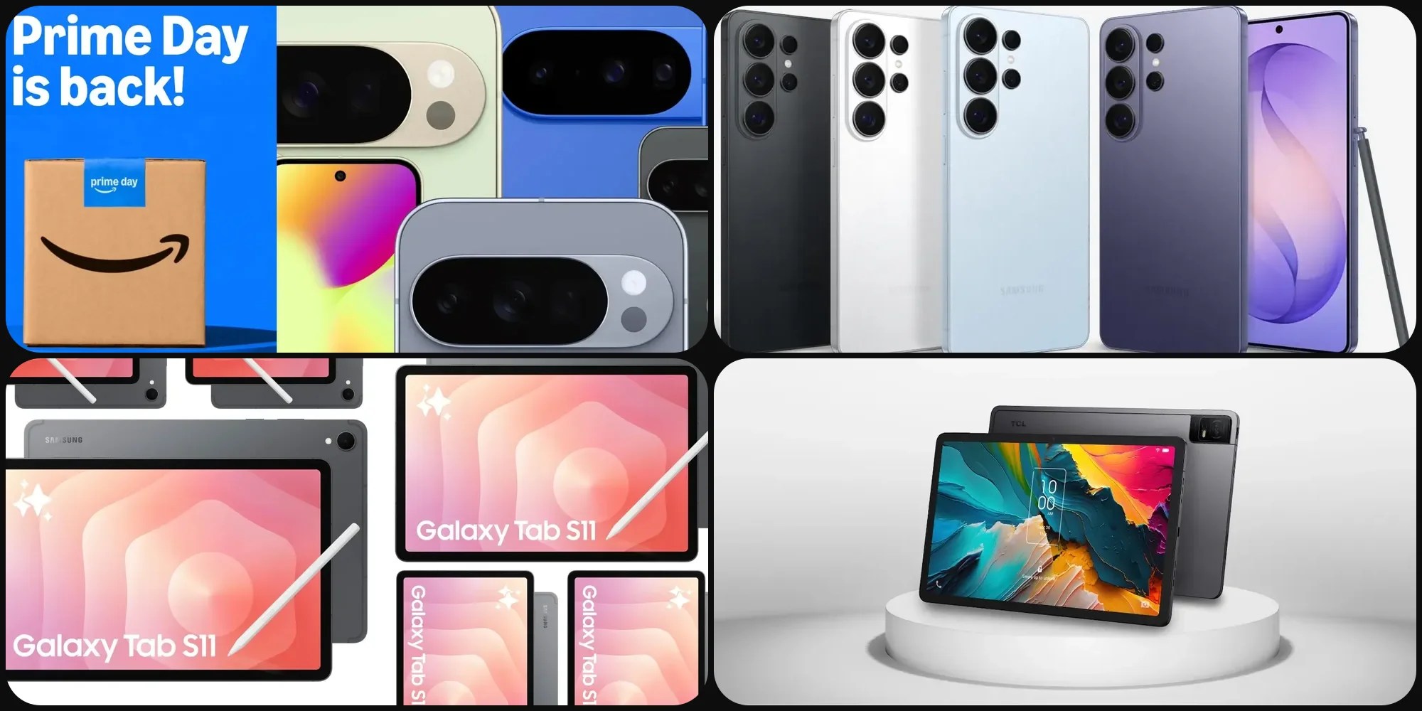 Скидки в Prime Day 1: серия Pixel 10 дешевле на $400, Pixel Watch 4, Galaxy S26 со скидкой $350, планшет TCL NXTPAPER за $140 и многое другое