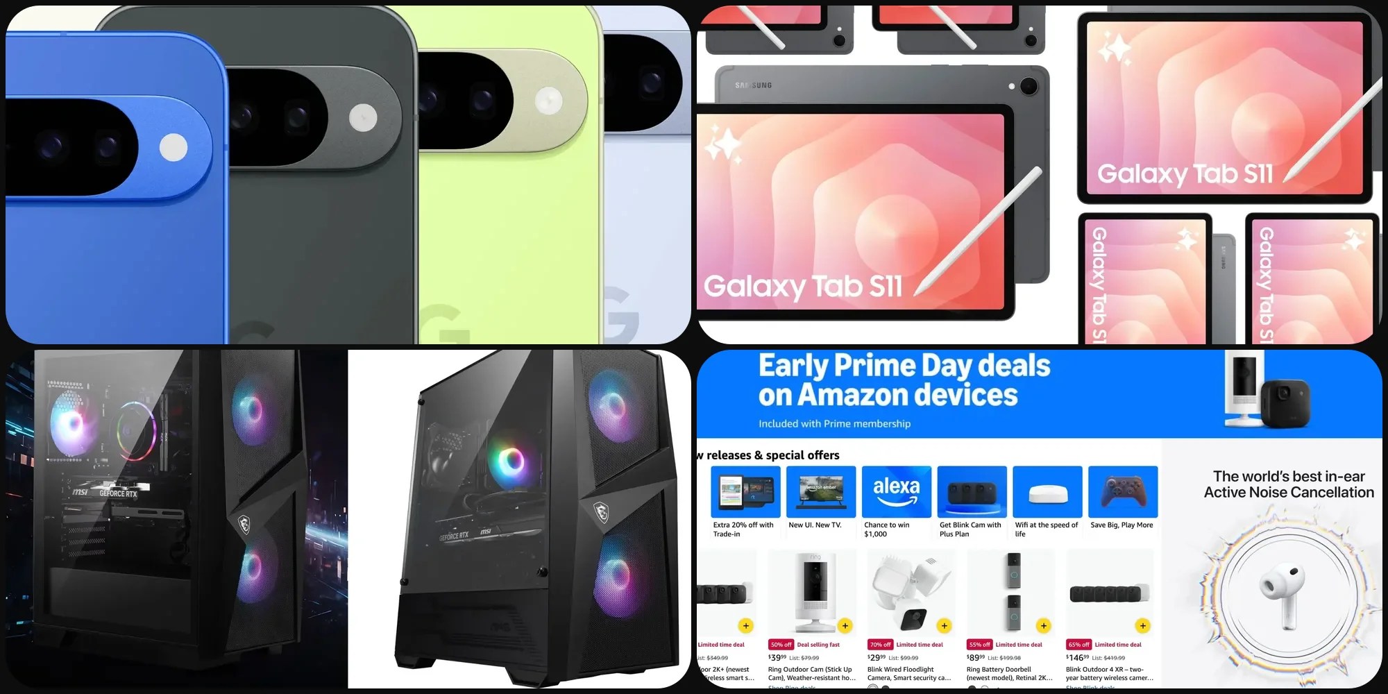 Скидки: Pixel 10 по цене чуть выше $500 (экономия до $600), Galaxy Tab S11, ранние предложения Amazon Prime Day и многое другое