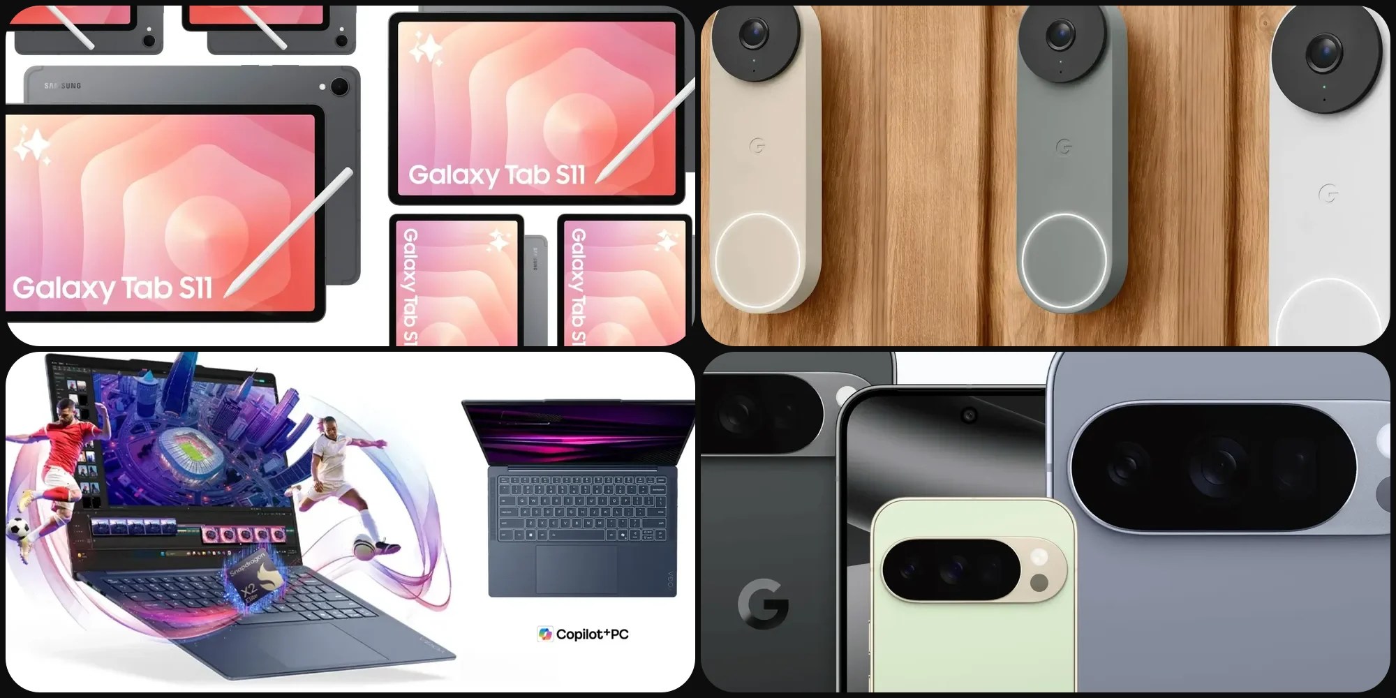 Скидки: Galaxy Tab S11 дешевле на $300, Google Nest Doorbell за $73, устройства Pixel 10 со скидкой до $615, Lenovo Yoga Slim 7x и многое другое