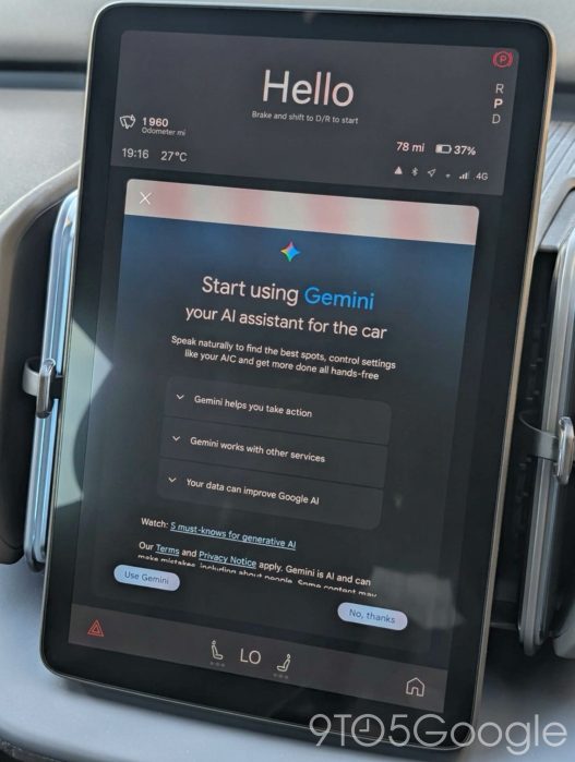 android automotive gemini