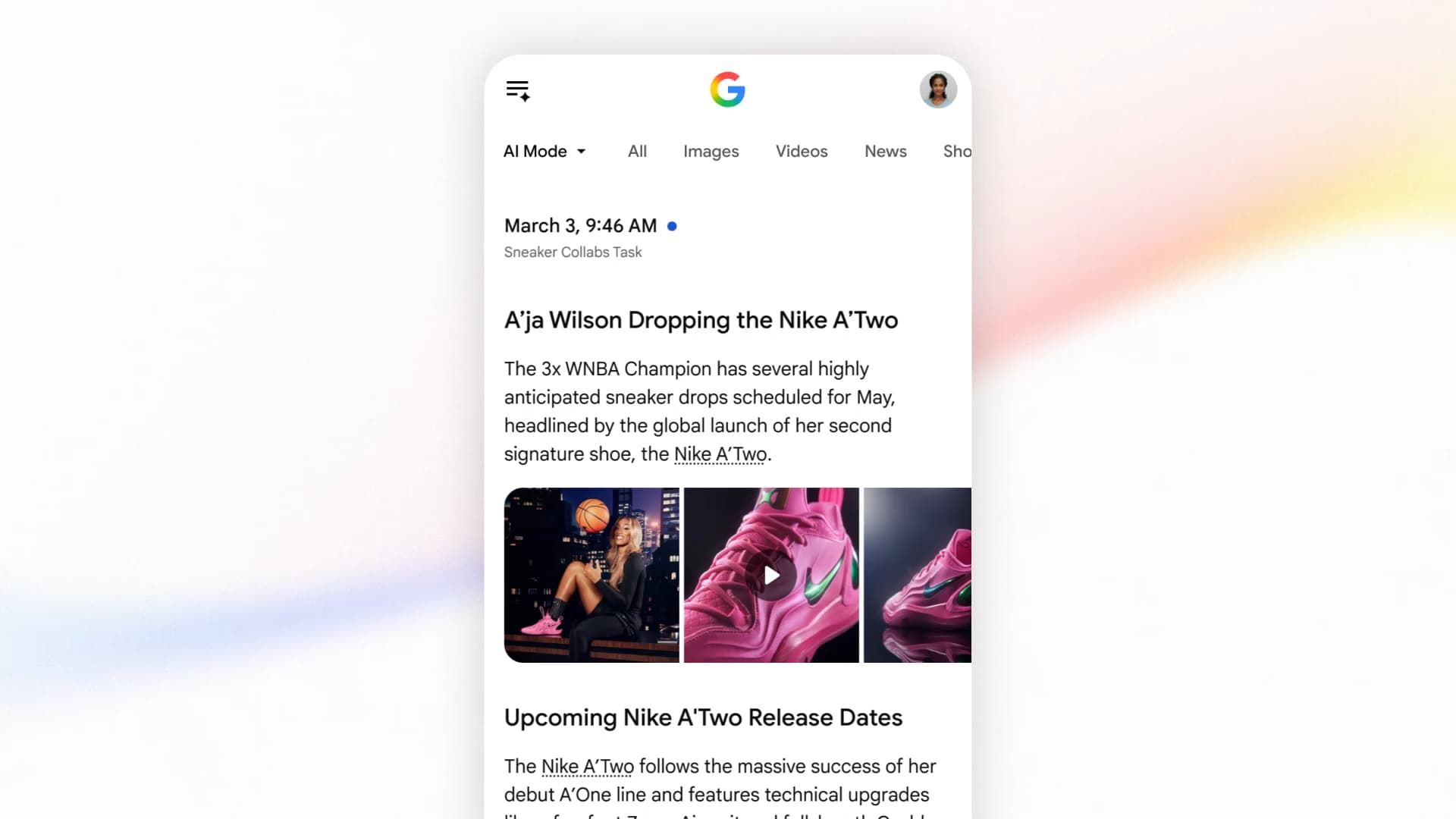 Google AI Mode starts rolling out information agents