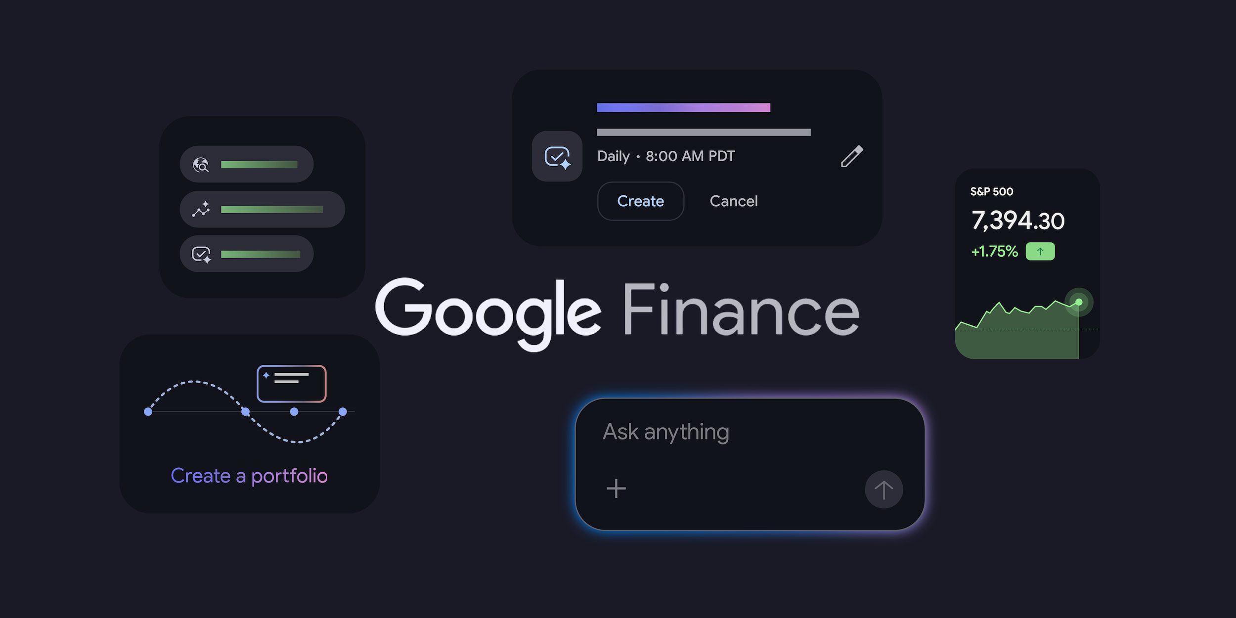 Google Finans, artık Android telefonlarda ayrı bir uygulama olarak kullanılabiliyor.