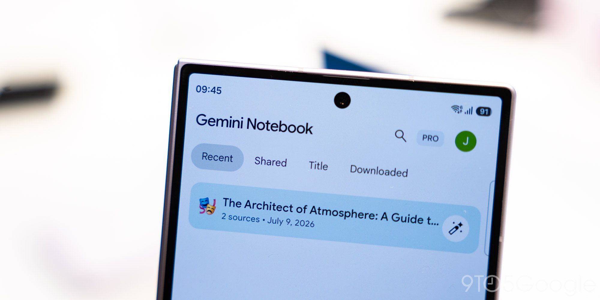 В Gemini Notebook для Android и iOS появился встроенный аудиорекордер