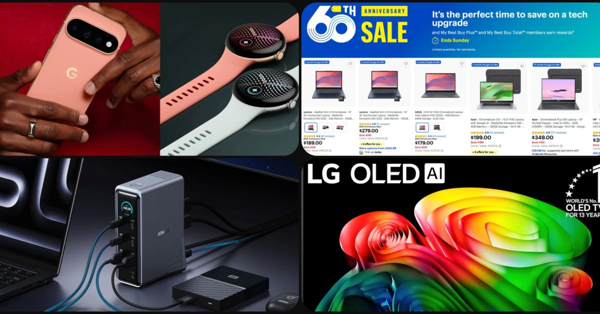 Deals: Last chance at Pixel 11 offers ahead of delivery, Anniversary Chromebook sale from $219, LG OLED $700, more