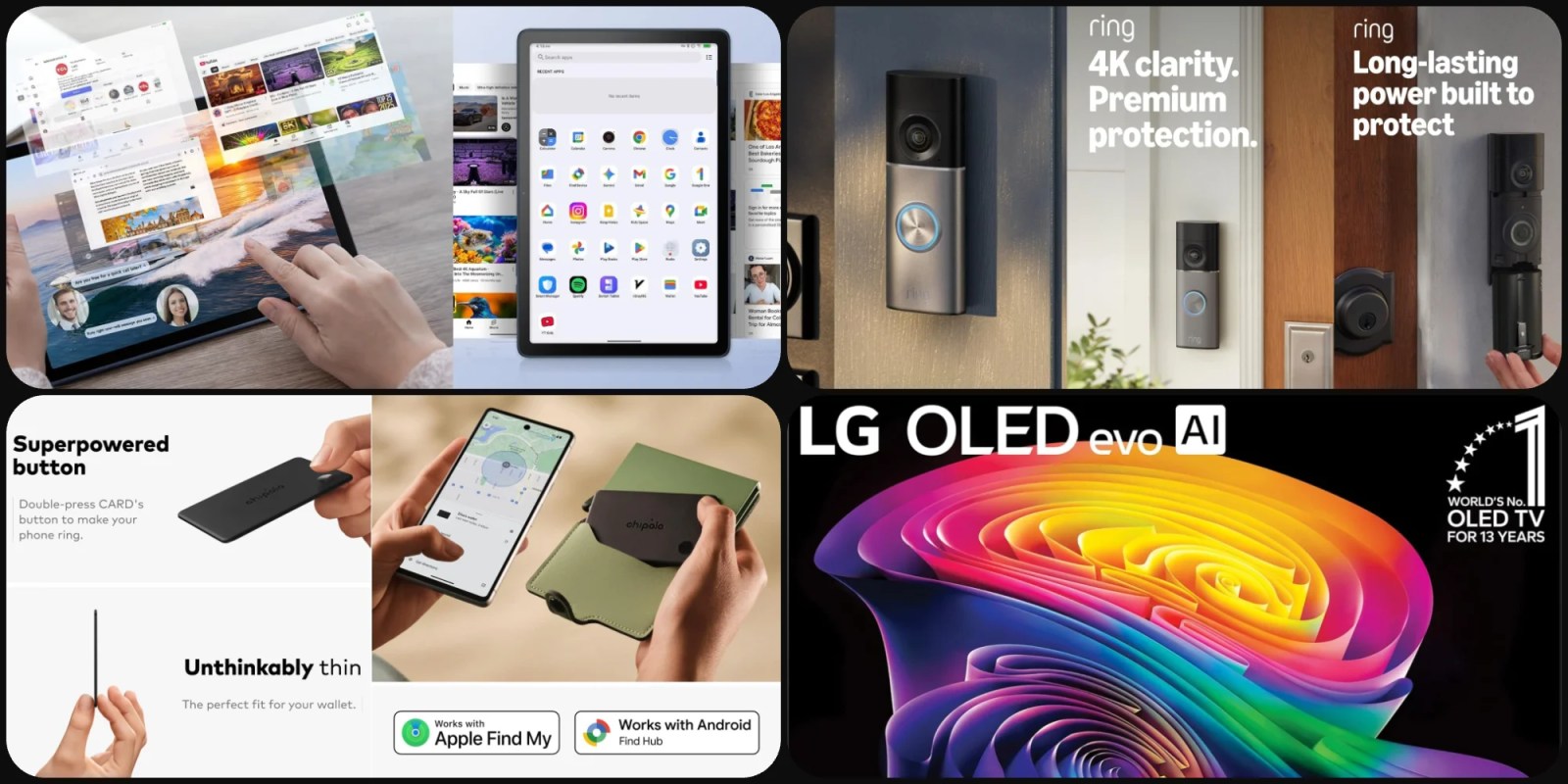 Deals: TCL Android tablets from $150, Chipolo Google Find Hub wallet CARD $33, LG C6 OLED $1,000 off + $50 credit, more