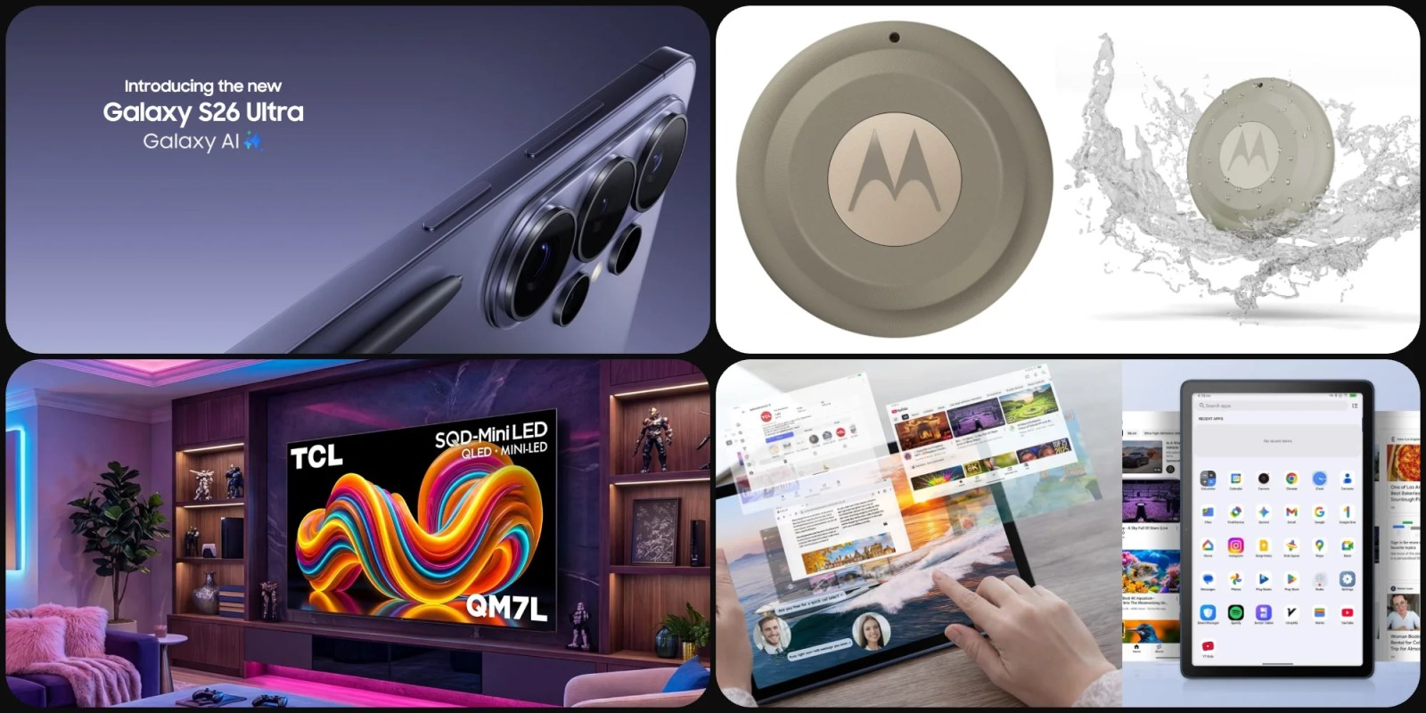 Deals: Galaxy S26 Ultra bundles $370 off, Moto Tag 2 from $17.50 each, TCL 2026 Google AI TVs up to $800 off, more