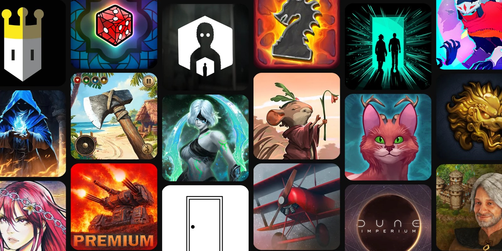 A collage of images of characters and objects
