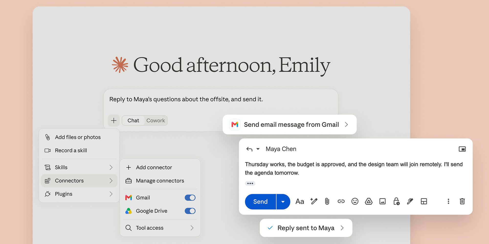 Claude теперь может отправлять письма в Gmail даже без вашего одобрения