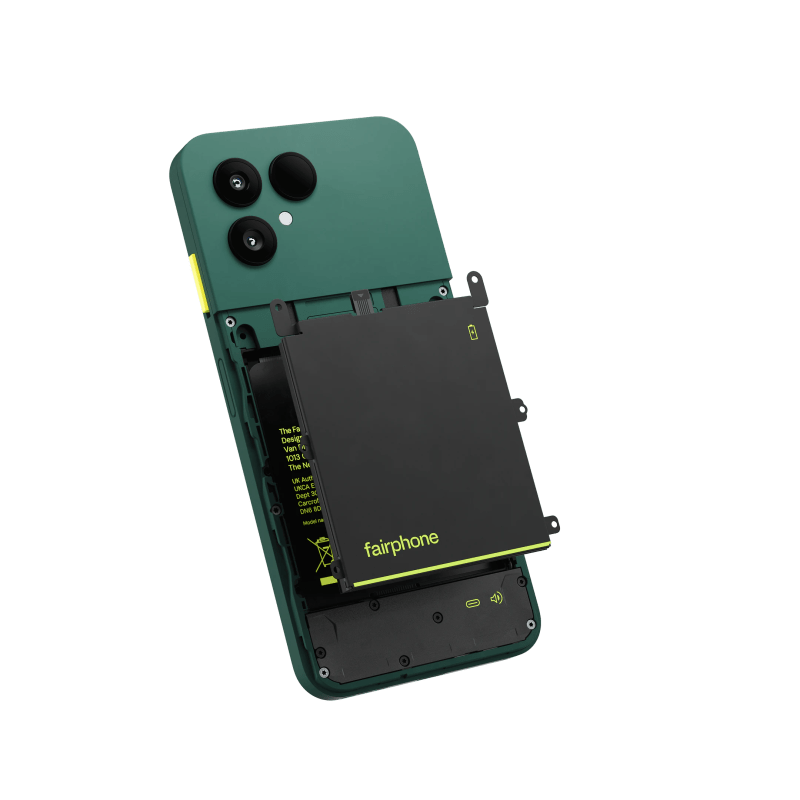 خيارات ألوان Fairphone Gen 6+ ألوان وواجهة Fairphone Gen 6+
