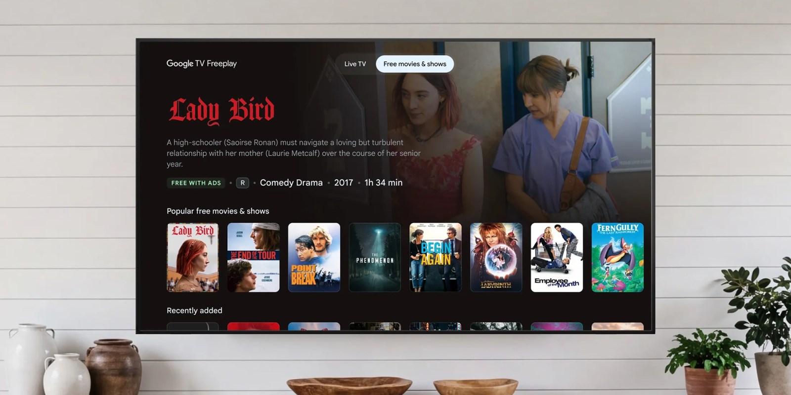 Google TV adds over 10,000 free movies & shows on-demand, no apps needed