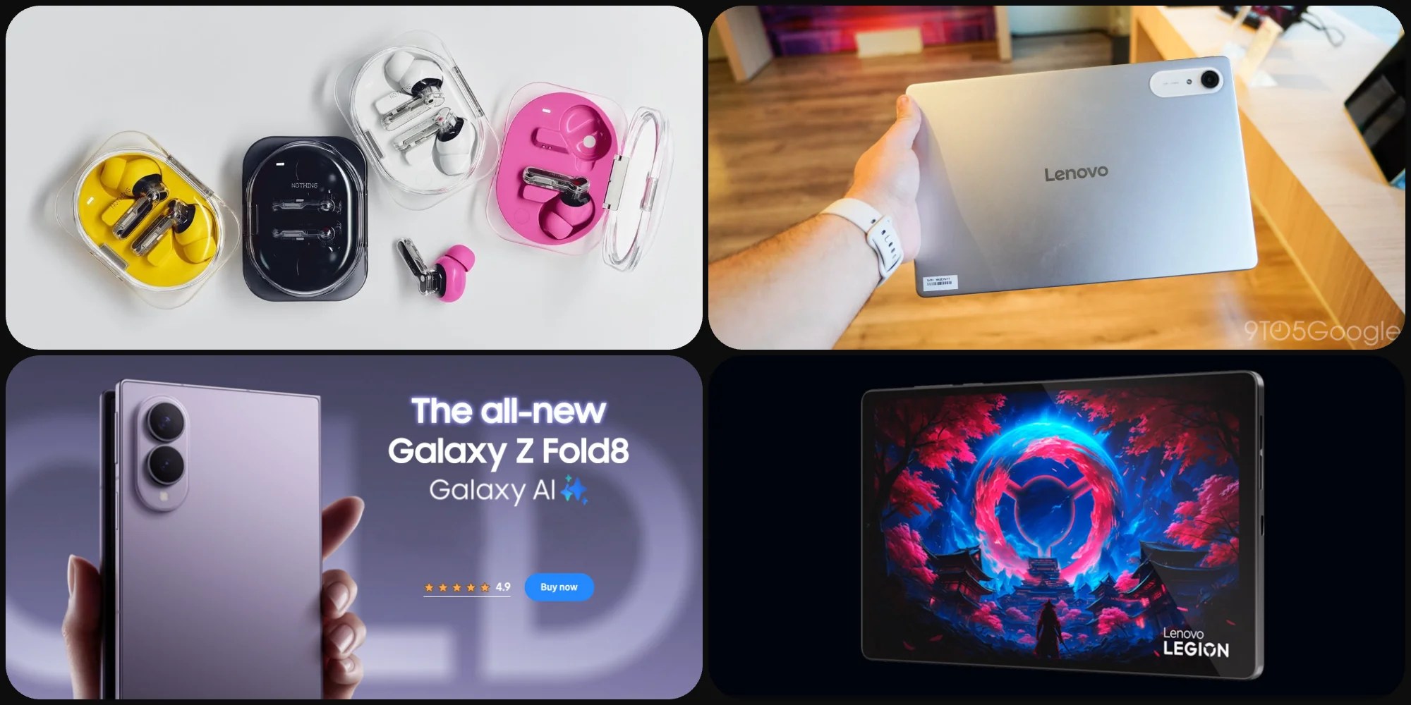 Deals: Galaxy Z Fold 8 lowest price ever at $250 off, Lenovo Pro Gen 2 Android tab $315, Nothing Ear (3a) $80, more