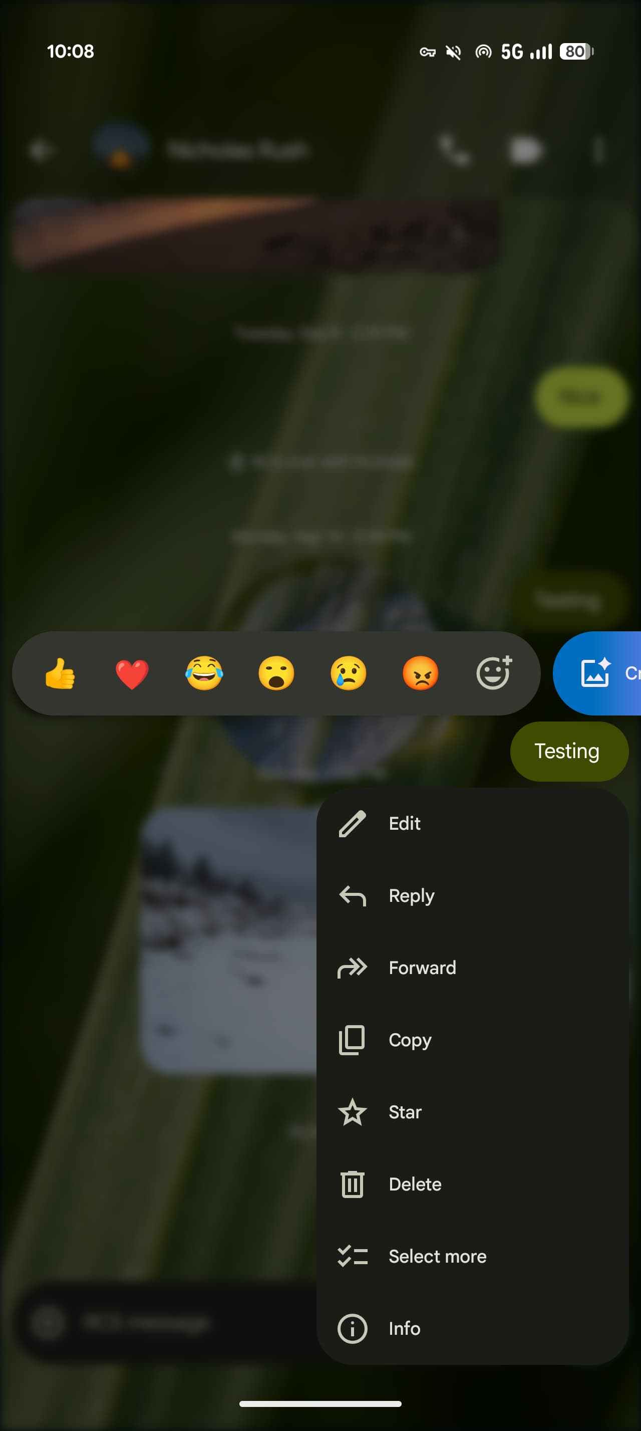 Google Messages rolls out new long-press menu with precise copying