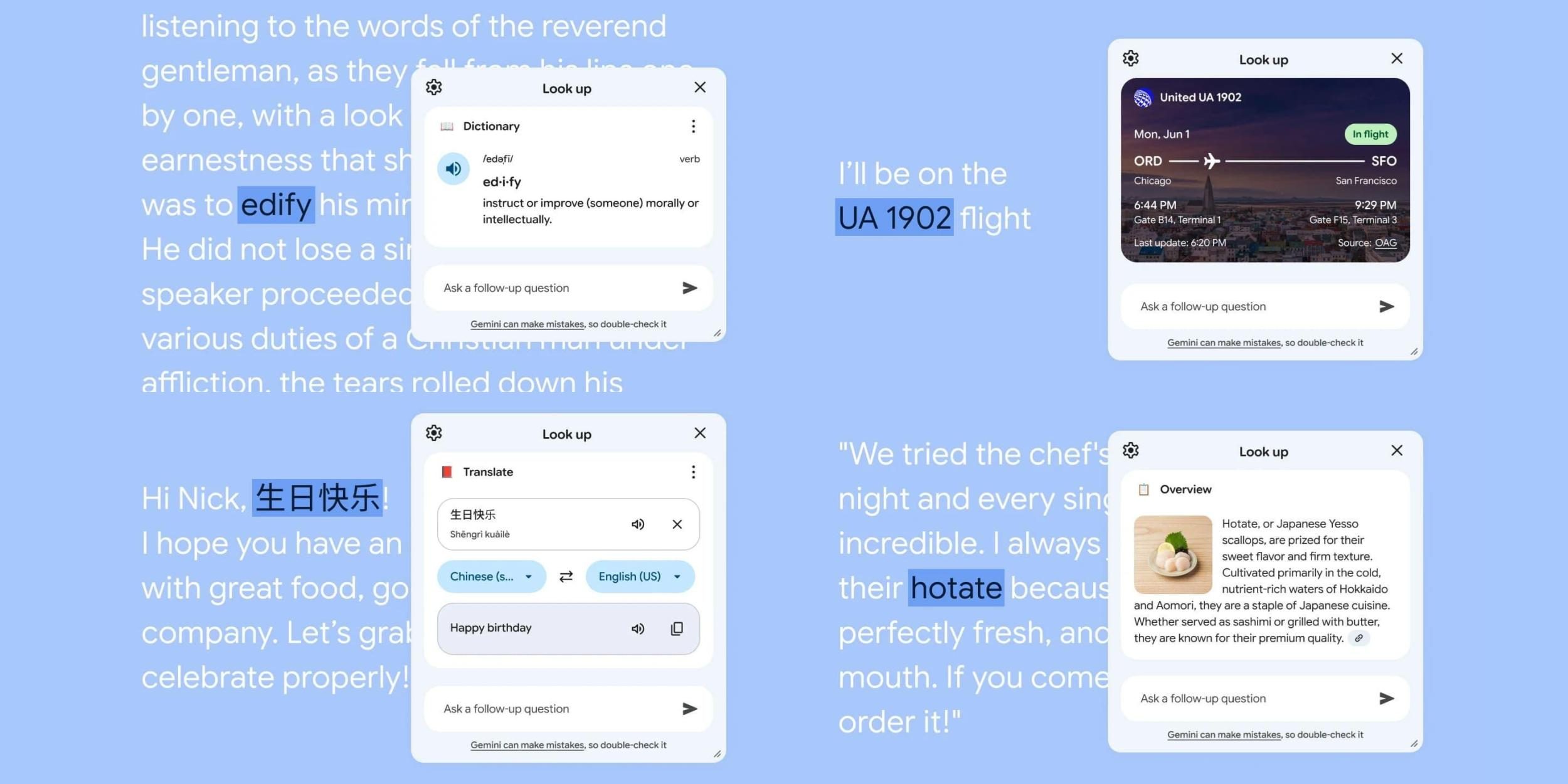 В Play Store появилось приложение «Look up» для Googlebooks, которое пока работает на смартфонах