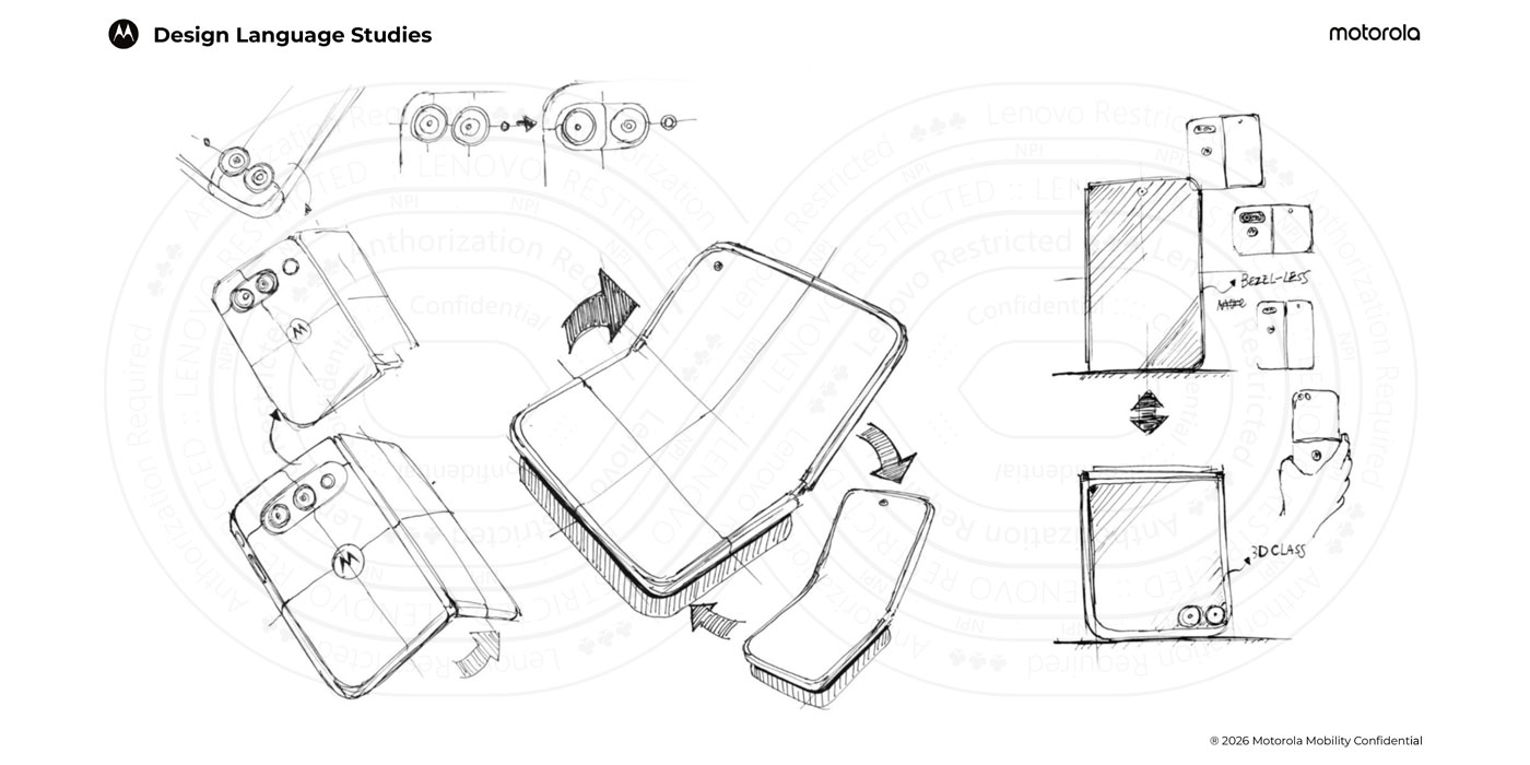 Bezel Less Sharp Motorola's wide Razr Fold wants '3D glass' and creaseless displays